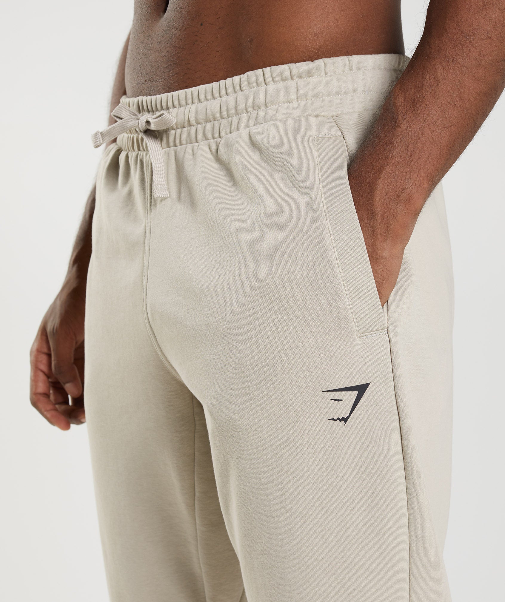 Gymshark Crest Joggers - Pebble Grey in 2023