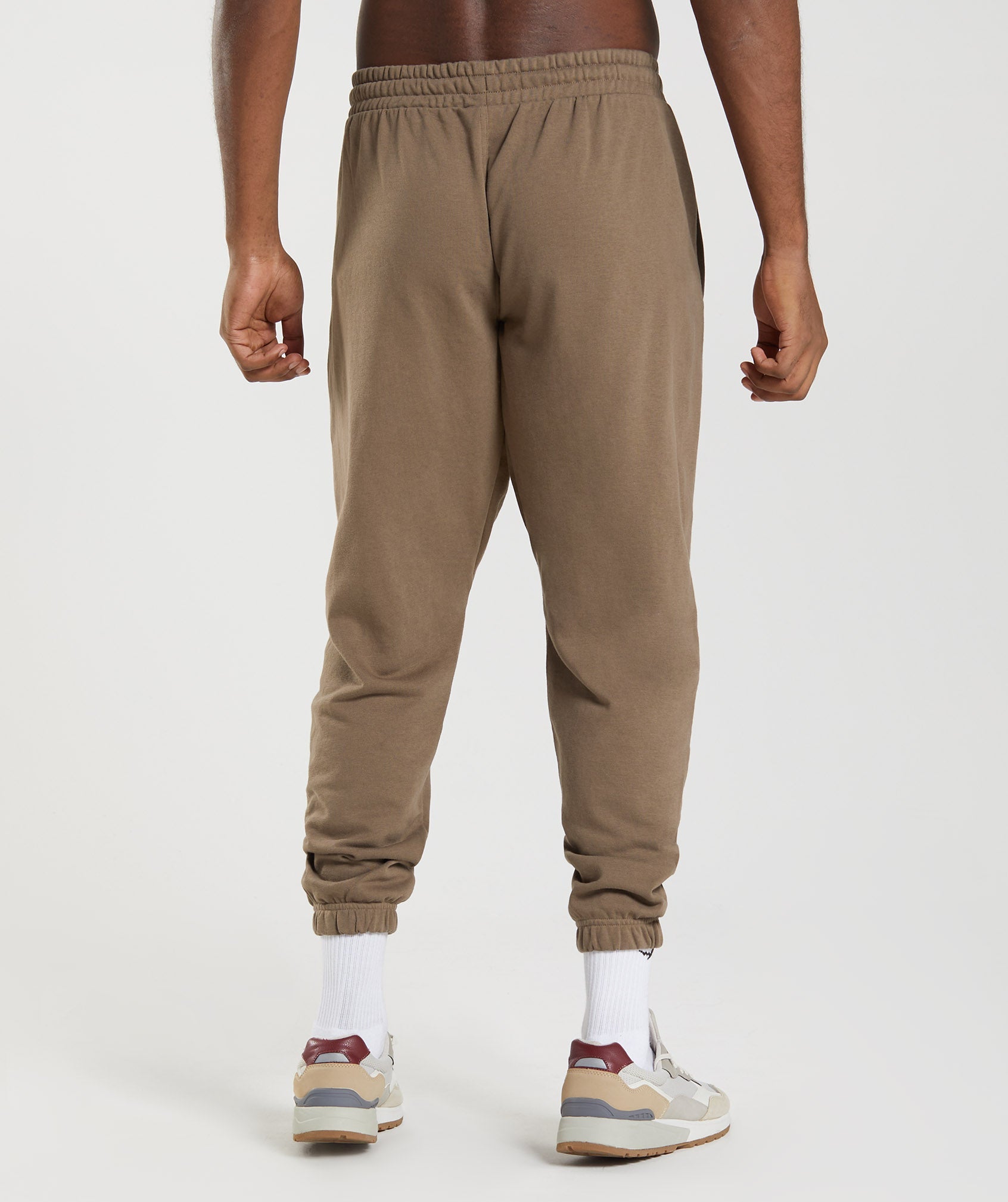 Nike oversized sweatpants in brown