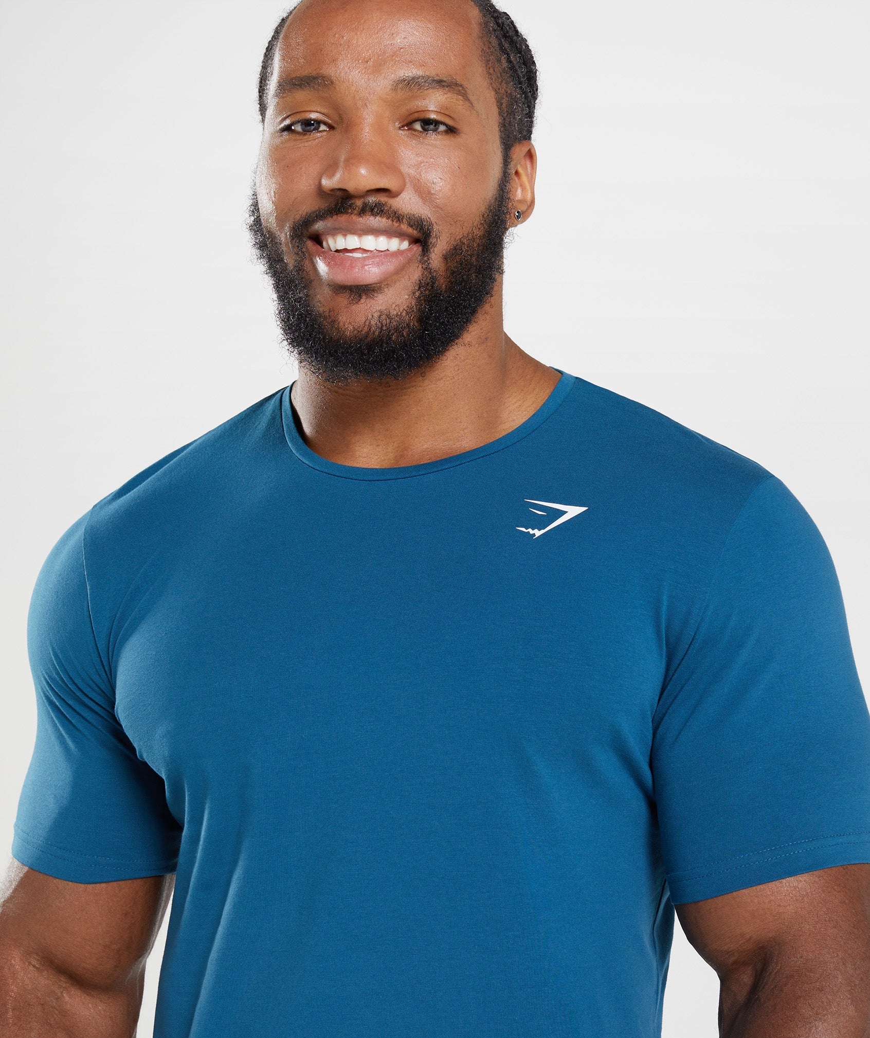 gymshark original Fitness T-Shirt - Atlantic Blue SIZE M