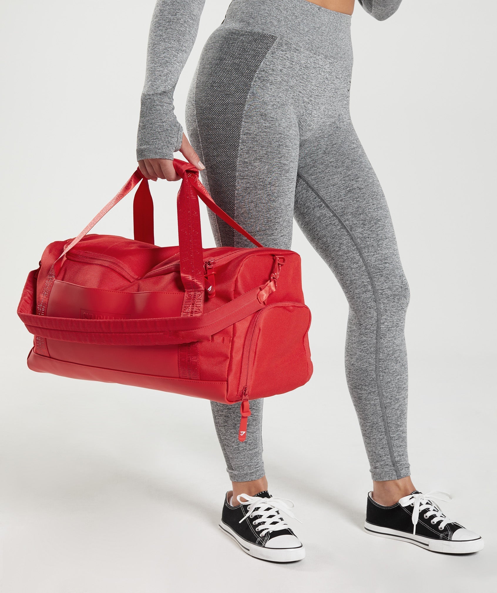 Small Everyday Gym Bag in Chilli Red - view 2