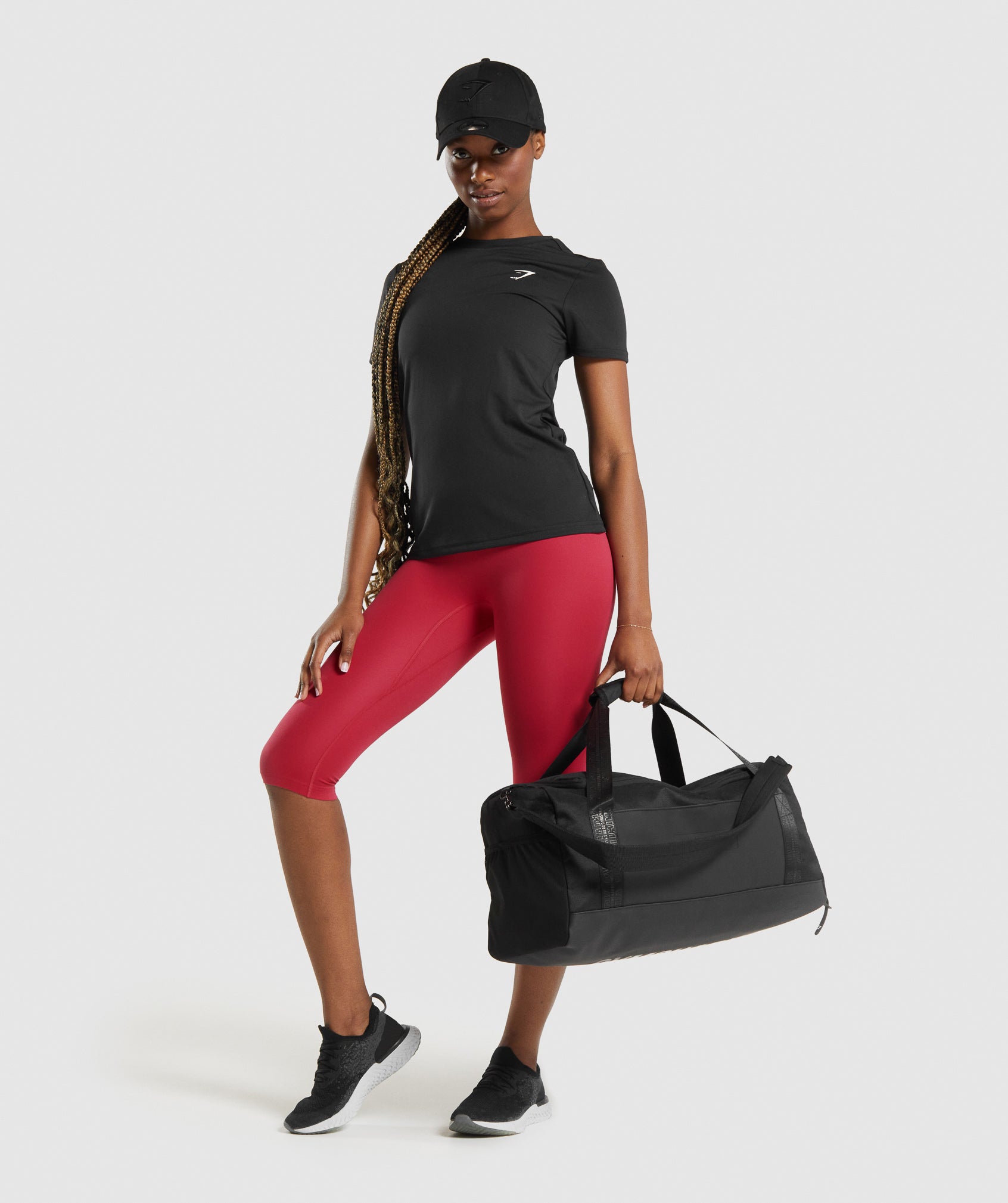 Small Everyday Gym Bag in Black - view 4