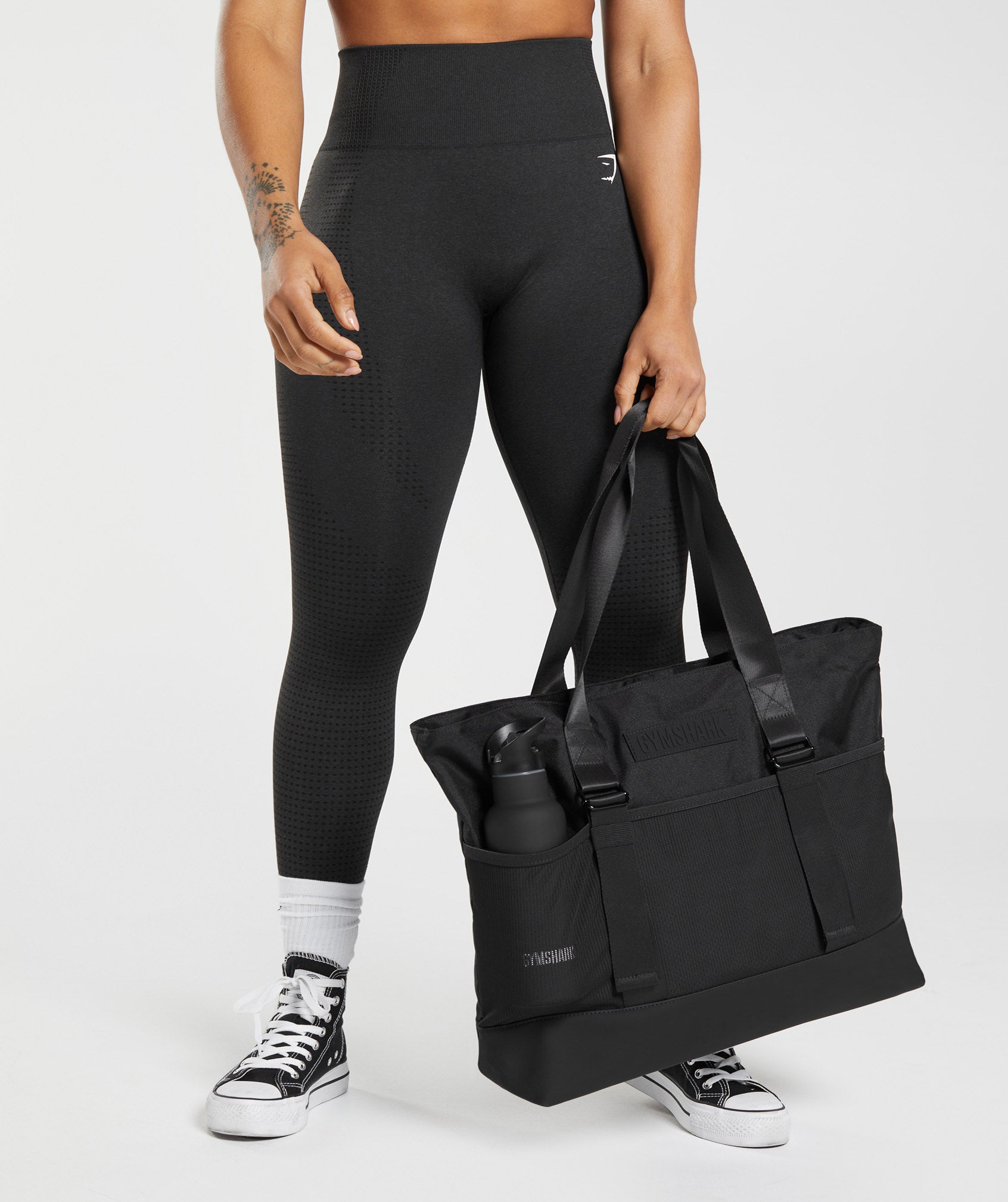 Gymshark Quilted Yoga Tote - Black