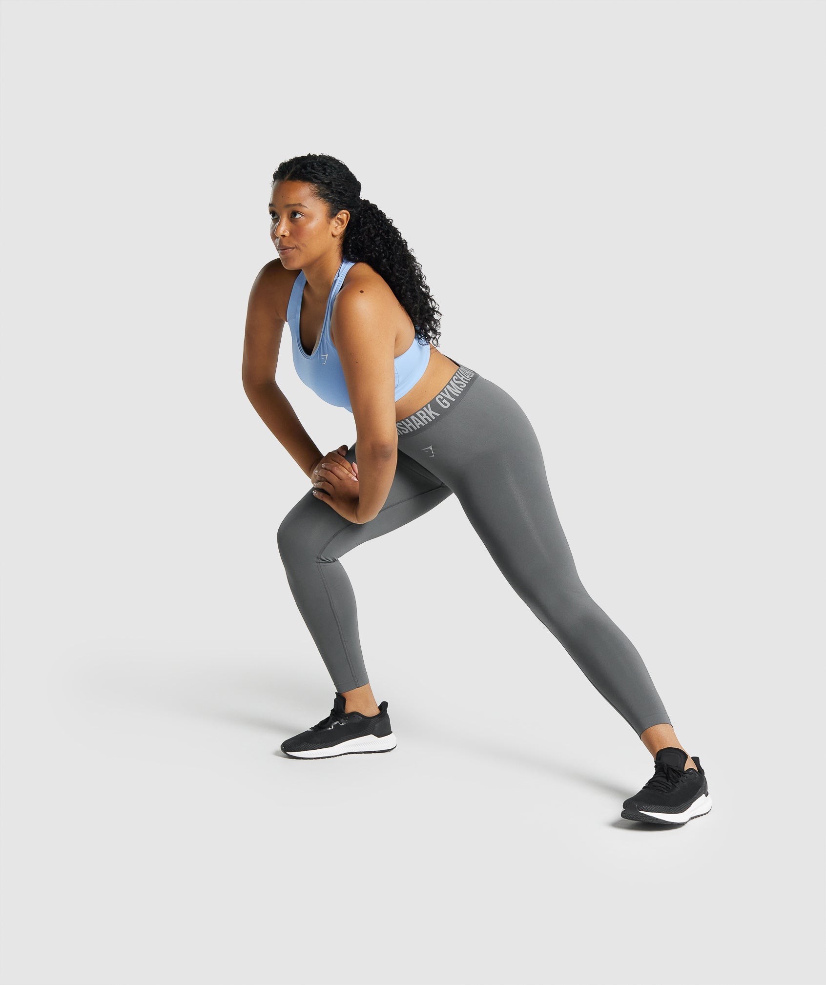 Gymshark Fit Seamless Workout Gym Leggings Grey Size M / L