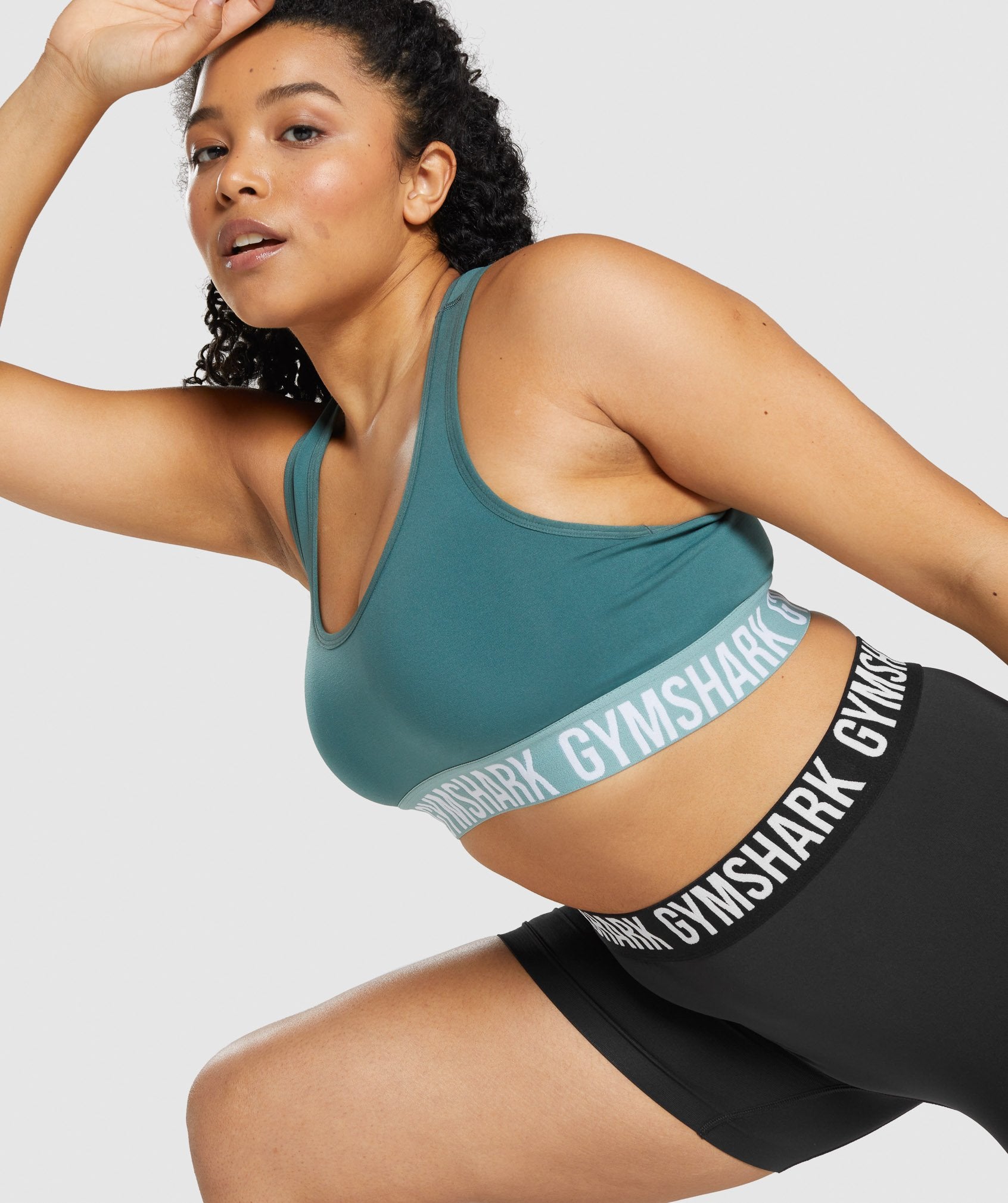 GYMSHARK Fit Seamless Womens Fitness Sports Bra Dark Green - M :  : Fashion