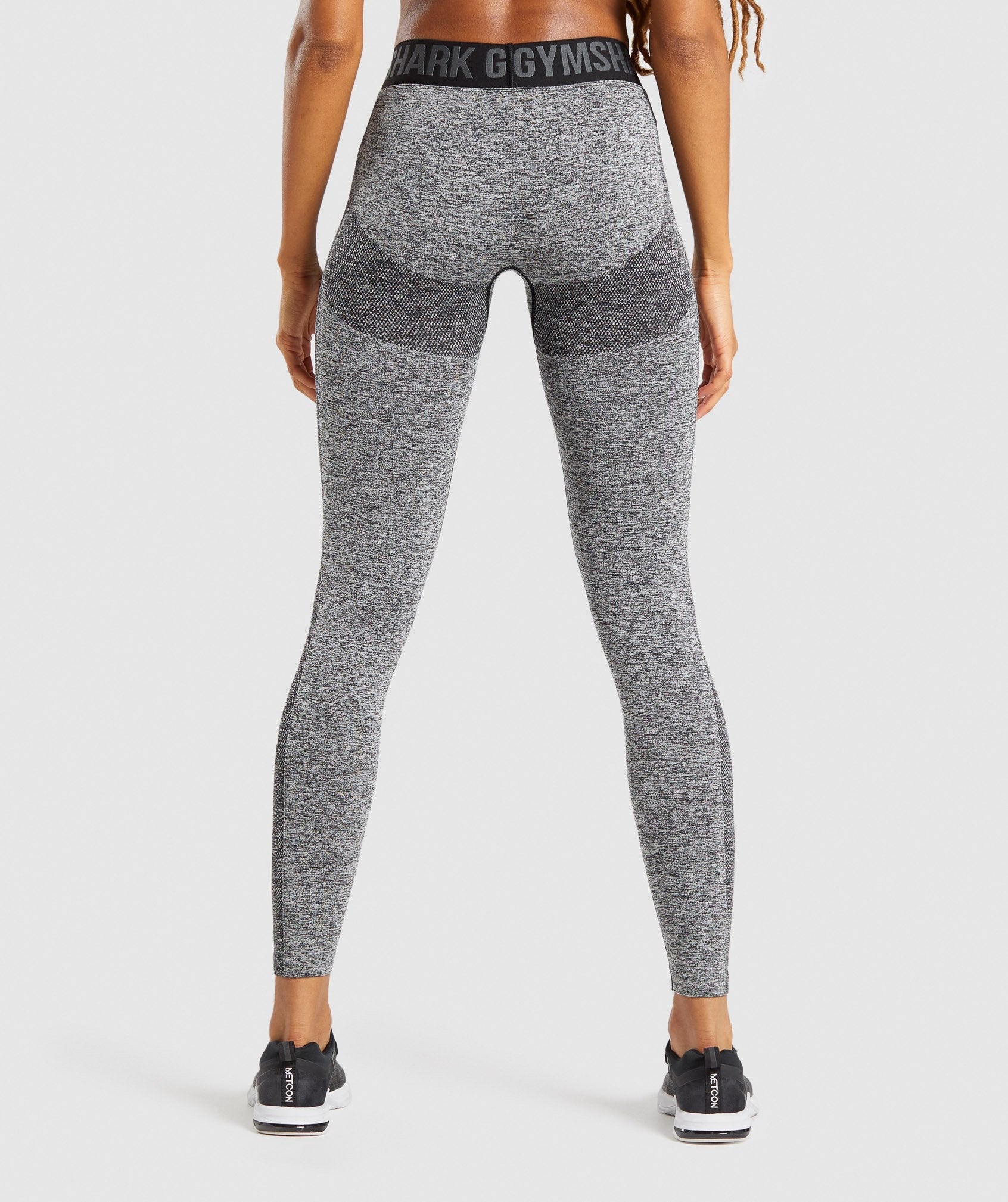 Flex Low Rise Leggings in Black Marl/Charcoal - view 3