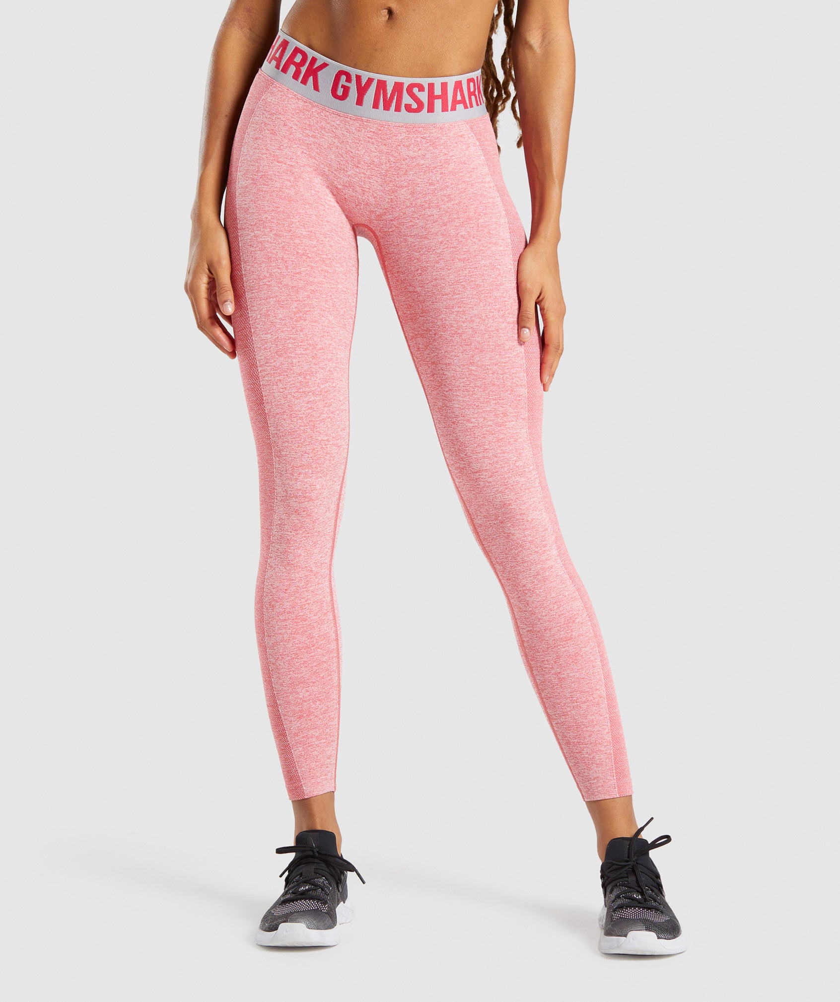 Flex Low Rise Leggings in Red Marl/Light Grey - view 1