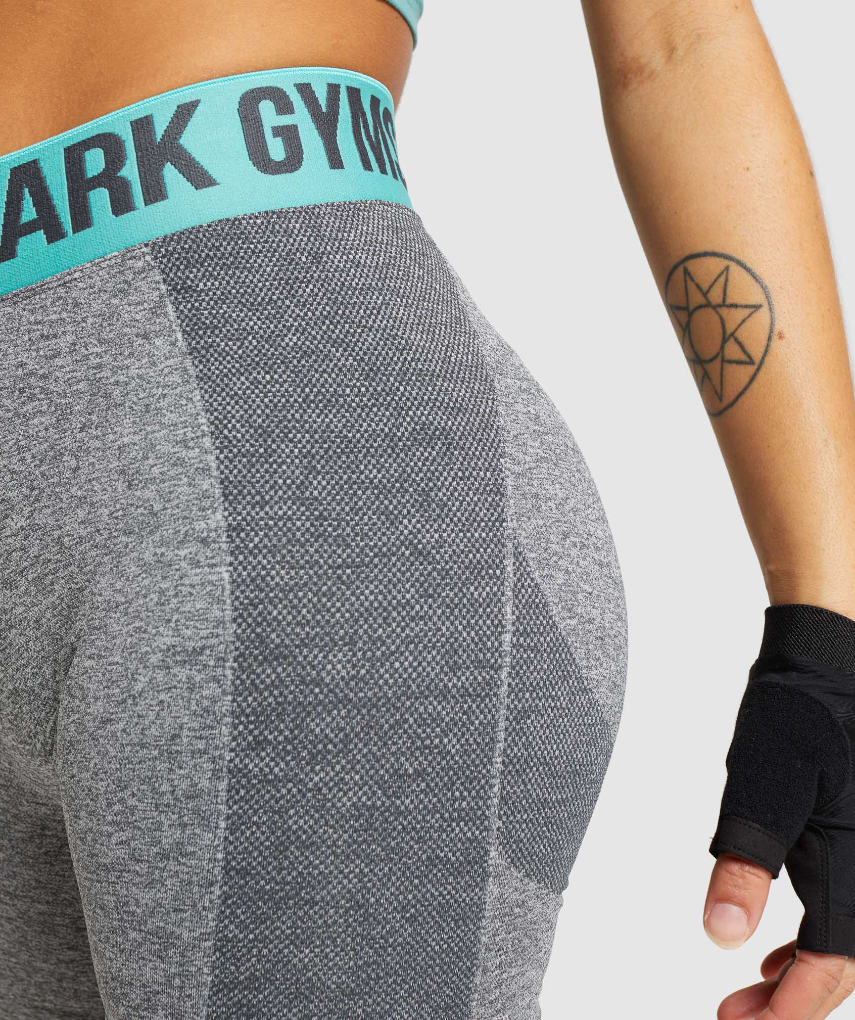 EVERYTHING MUST GO Gymshark FLEX - Cycling Shorts - Women's - lime green  marl/ light grey marl - Private Sport Shop