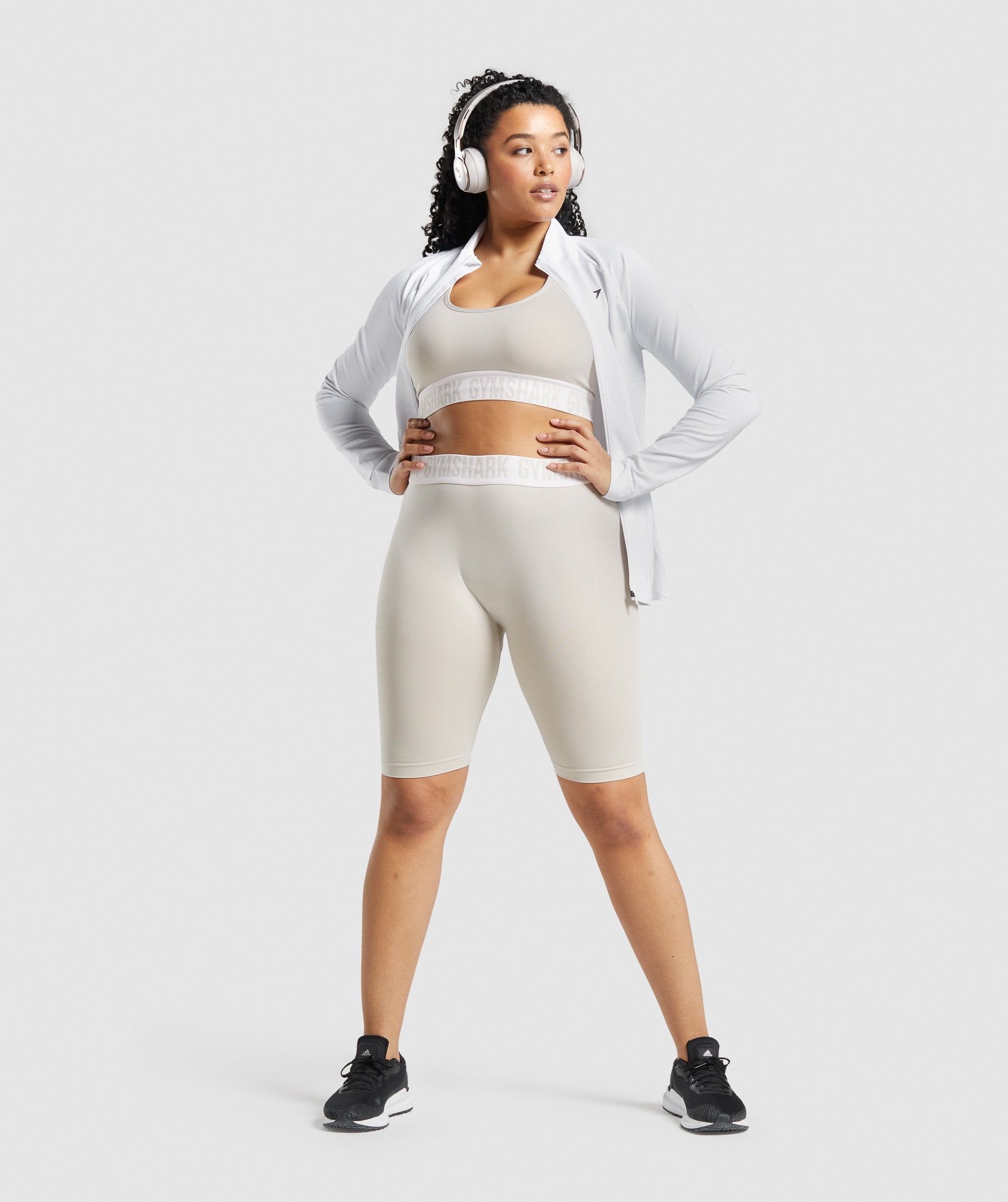GYMSHARK Gymshark FIT CYCLING - Cuissard Femme moss grey/olive
