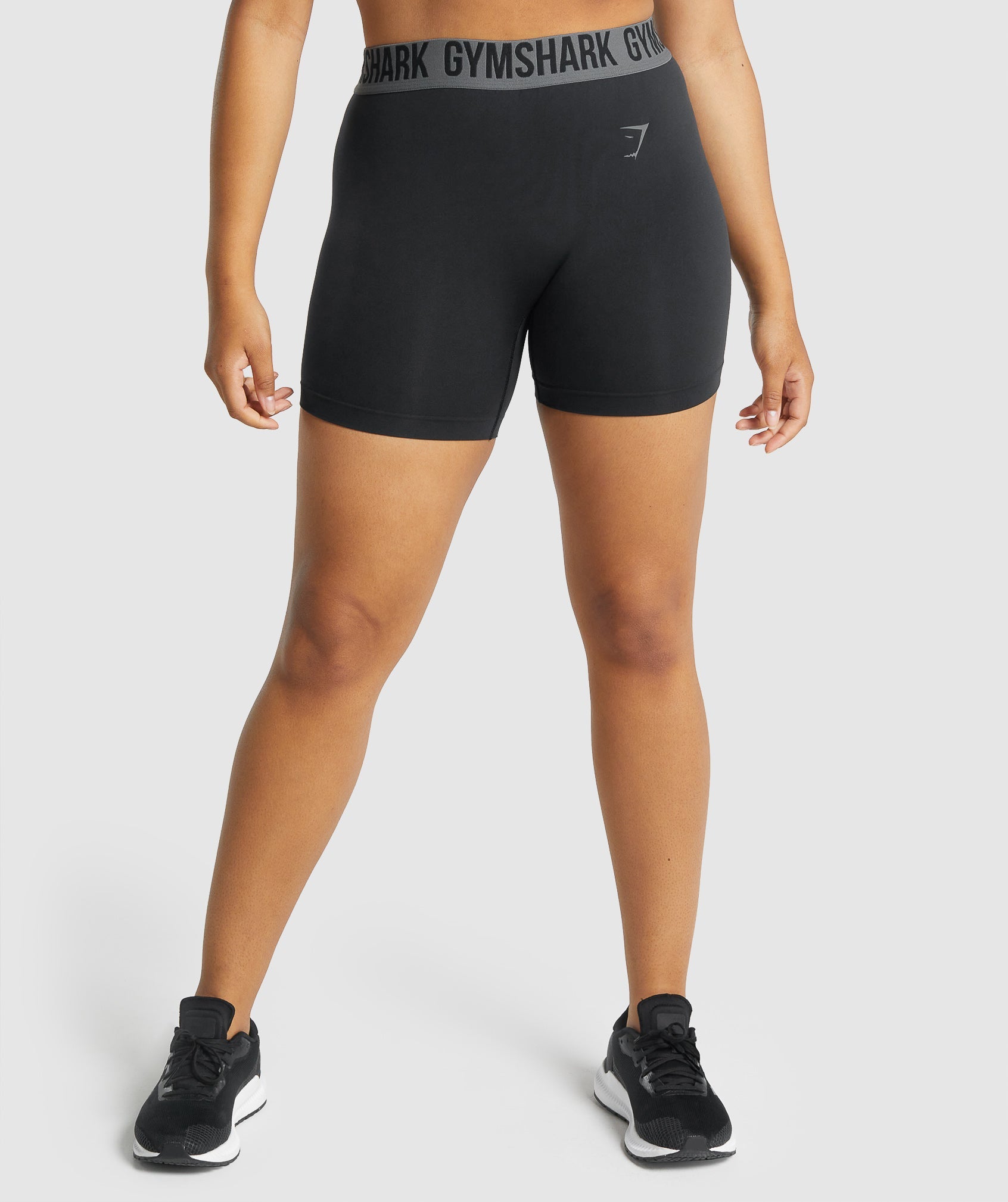 Fit Seamless Shorts in Black - view 1