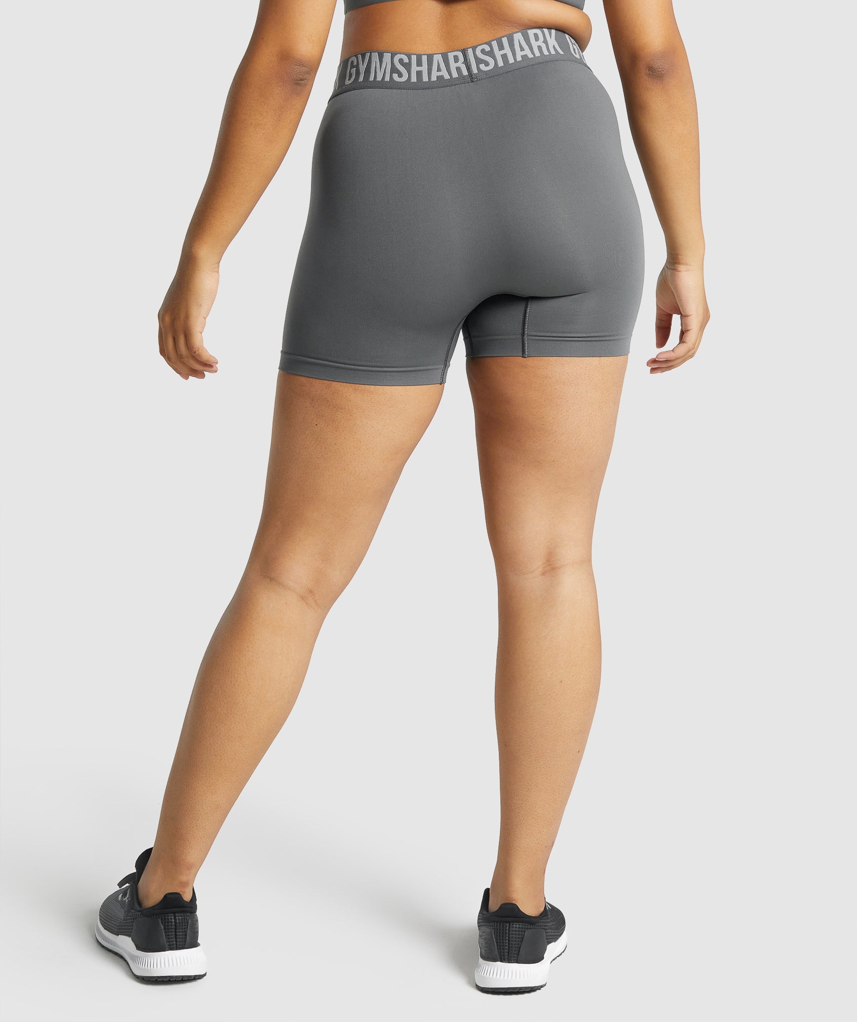 Fit Seamless Shorts in Charcoal - view 2