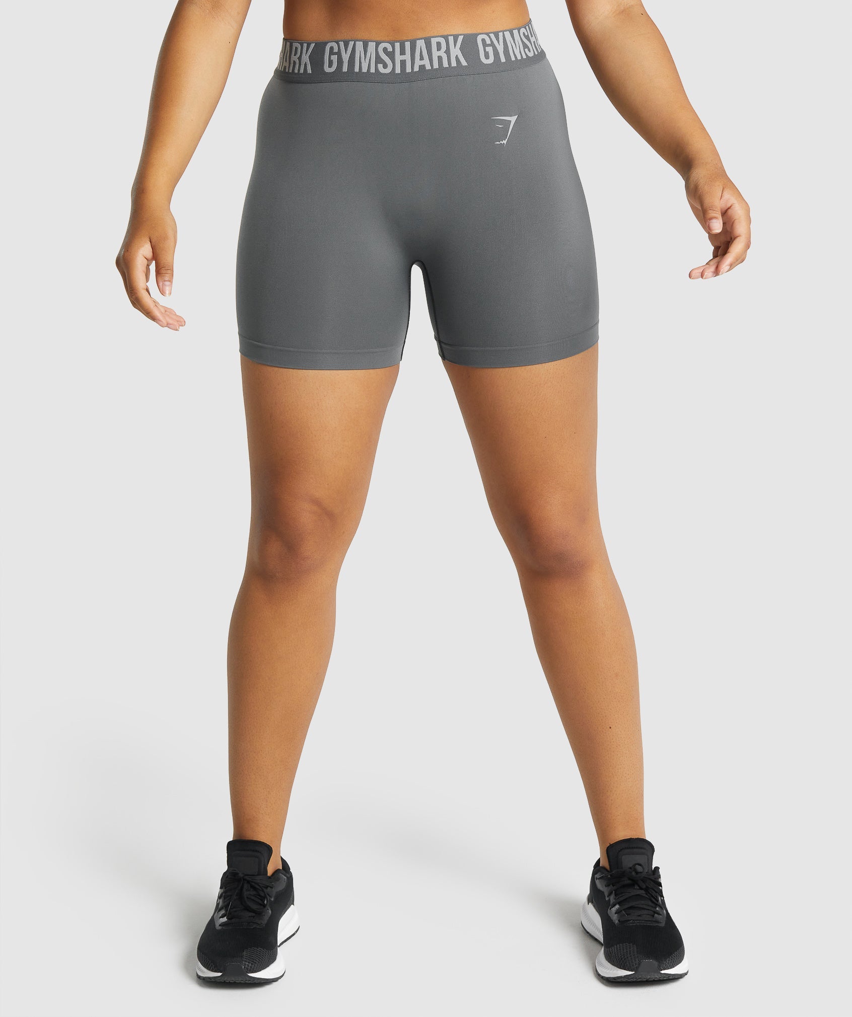 Fit Seamless Shorts in Charcoal - view 1
