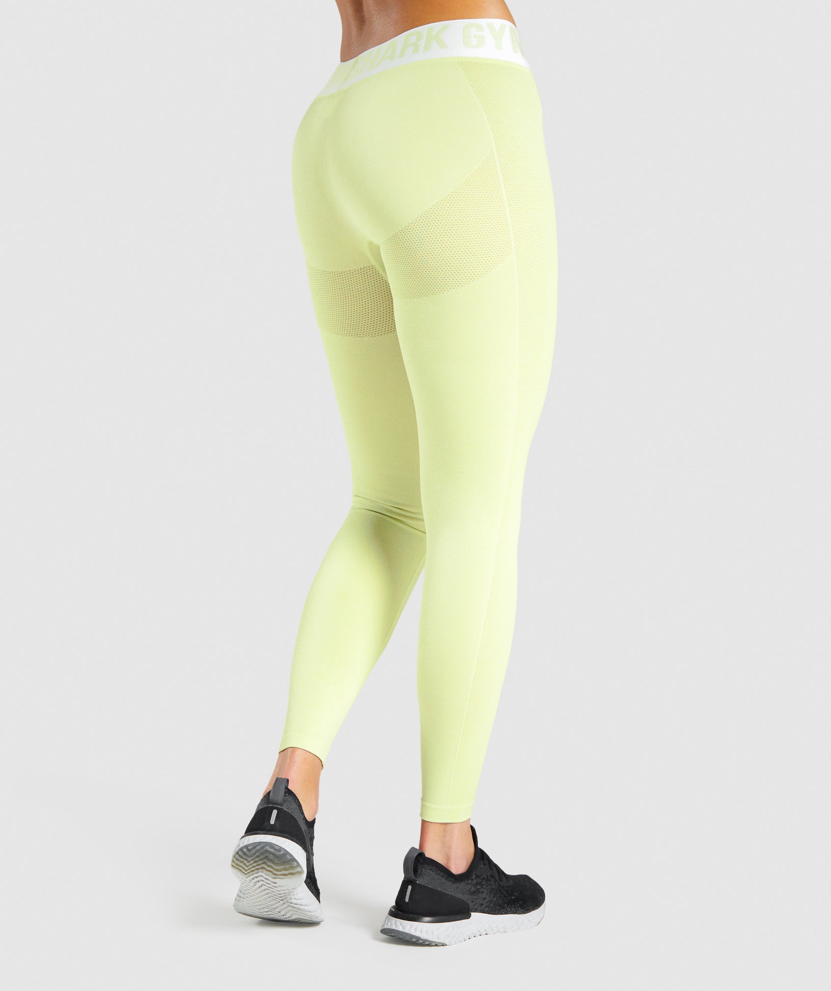 NWT Gymshark Flex Low Rise Leggings - Light Green Marl/Jade Green Size XS