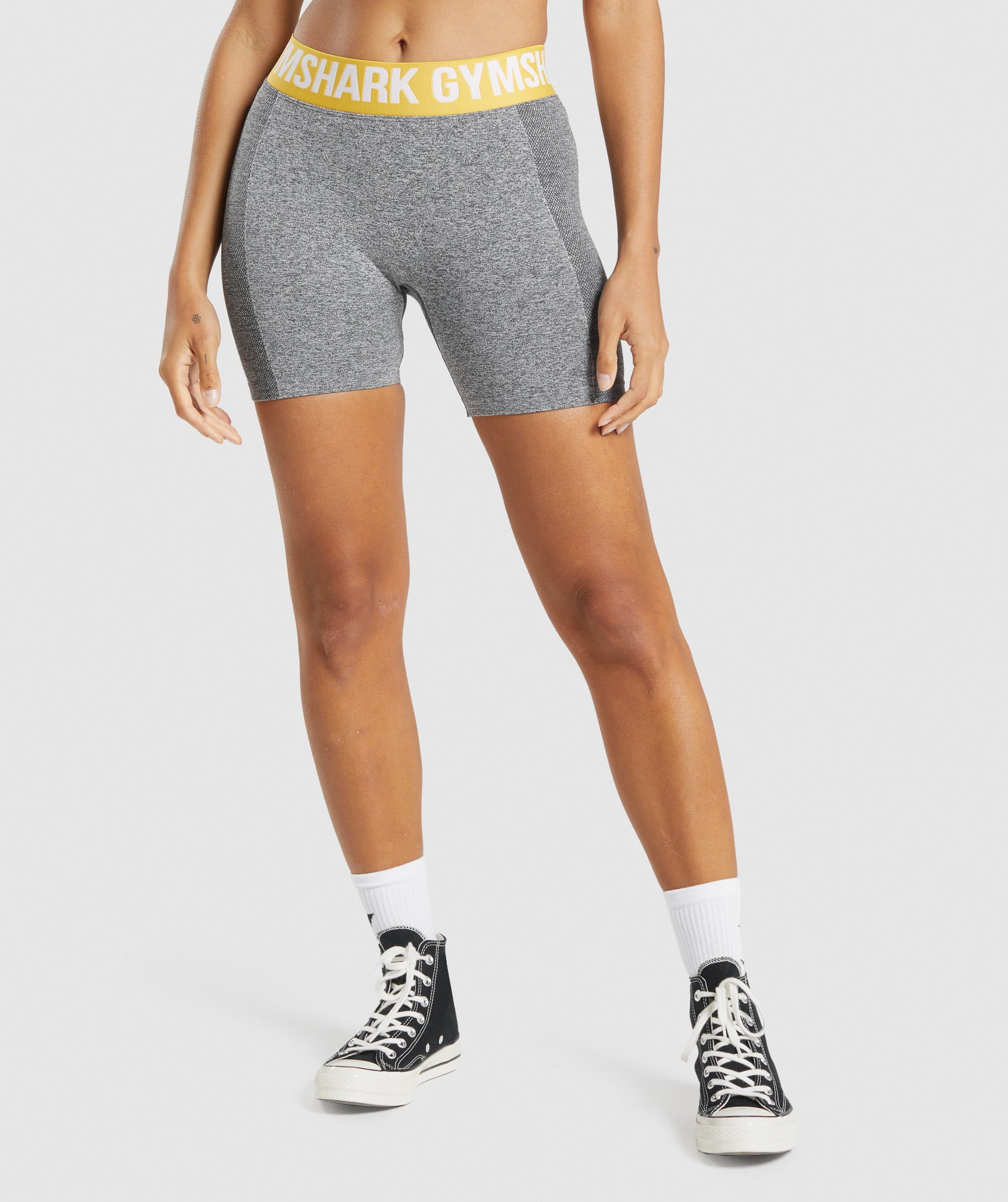 Flex Shorts in Charcoal Marl - view 1