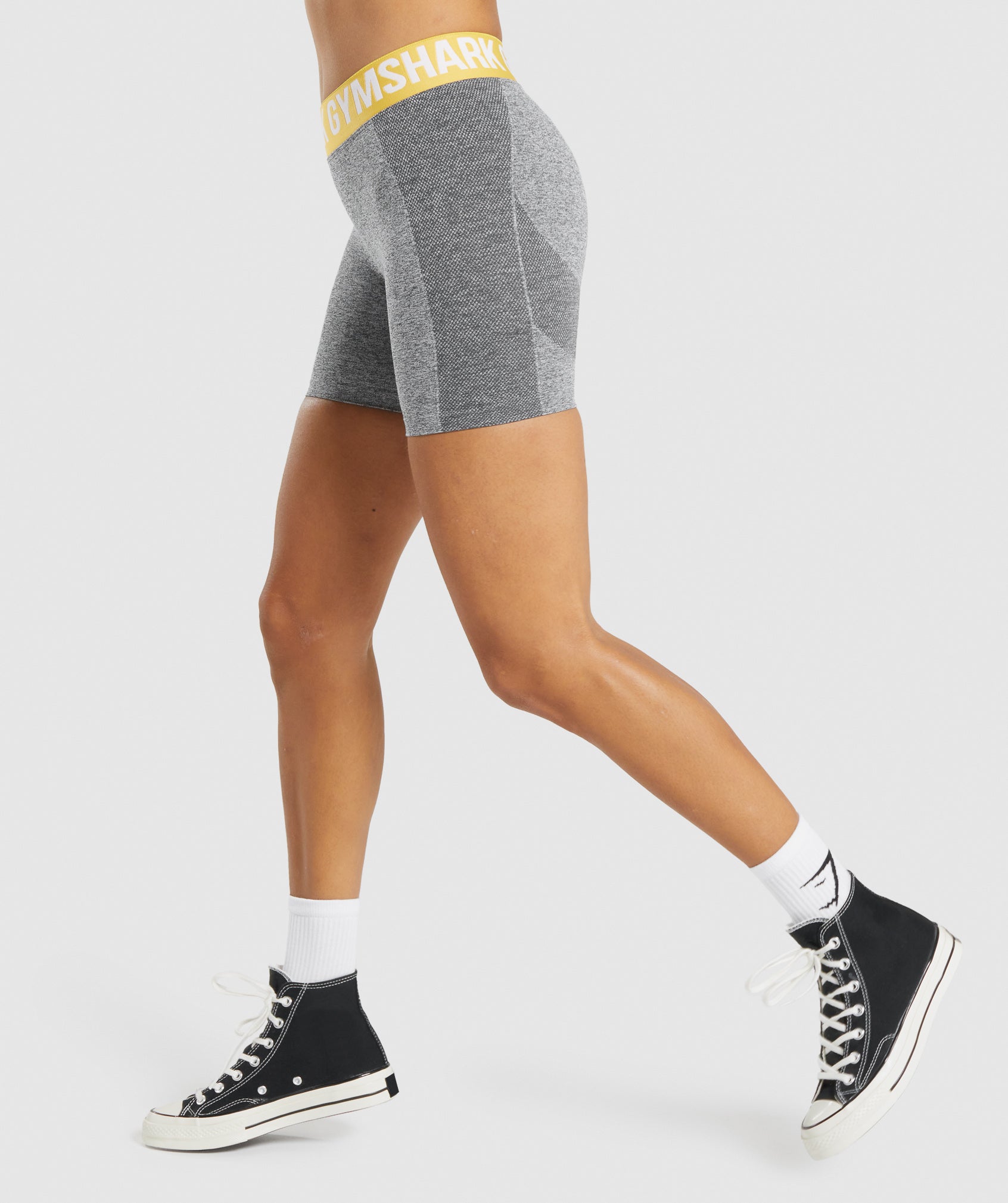 Flex Shorts in Charcoal Marl - view 4