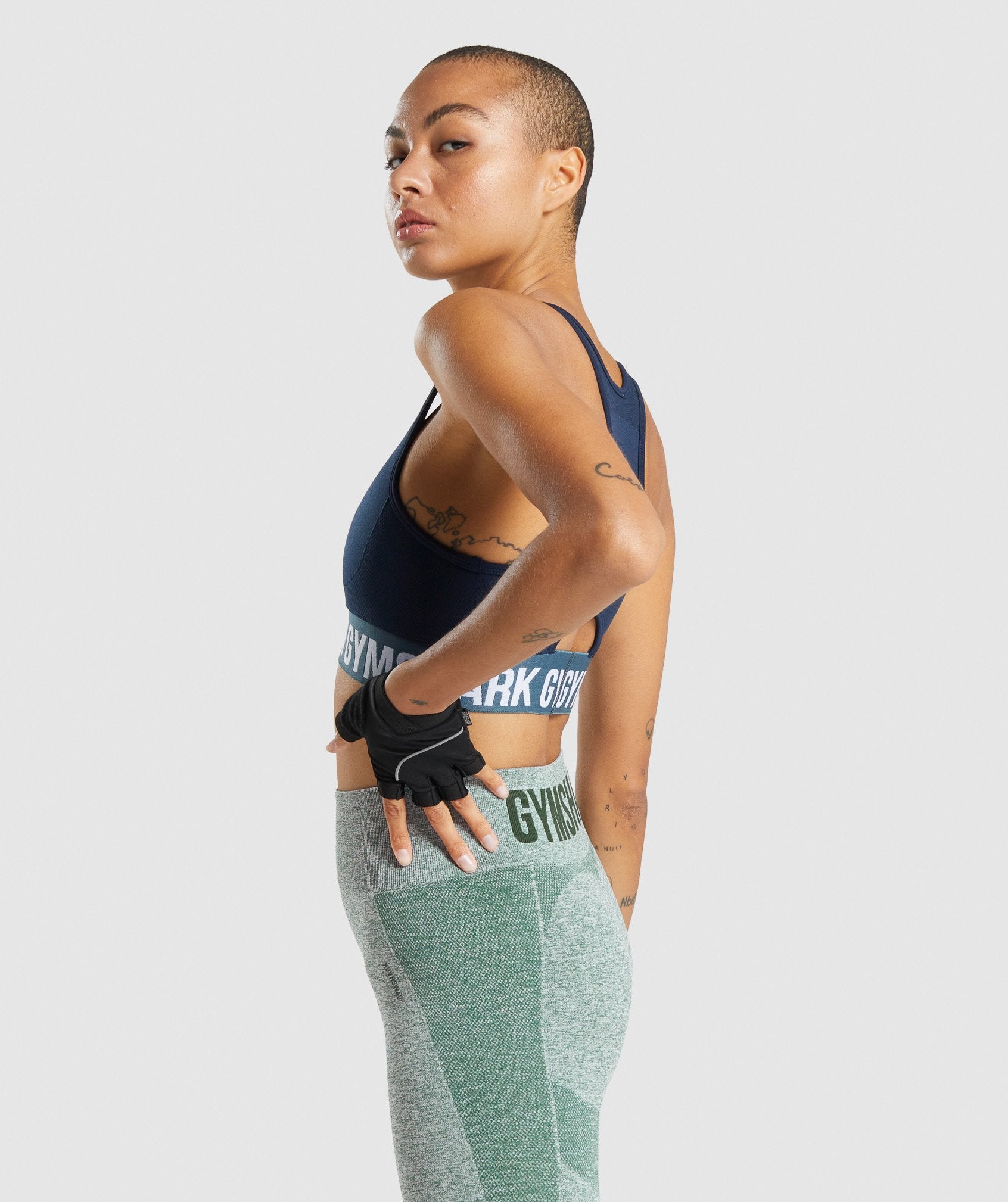 Gymshark Flex Racerback Seamless Sports Bra Women's Small Stretch  Activewear