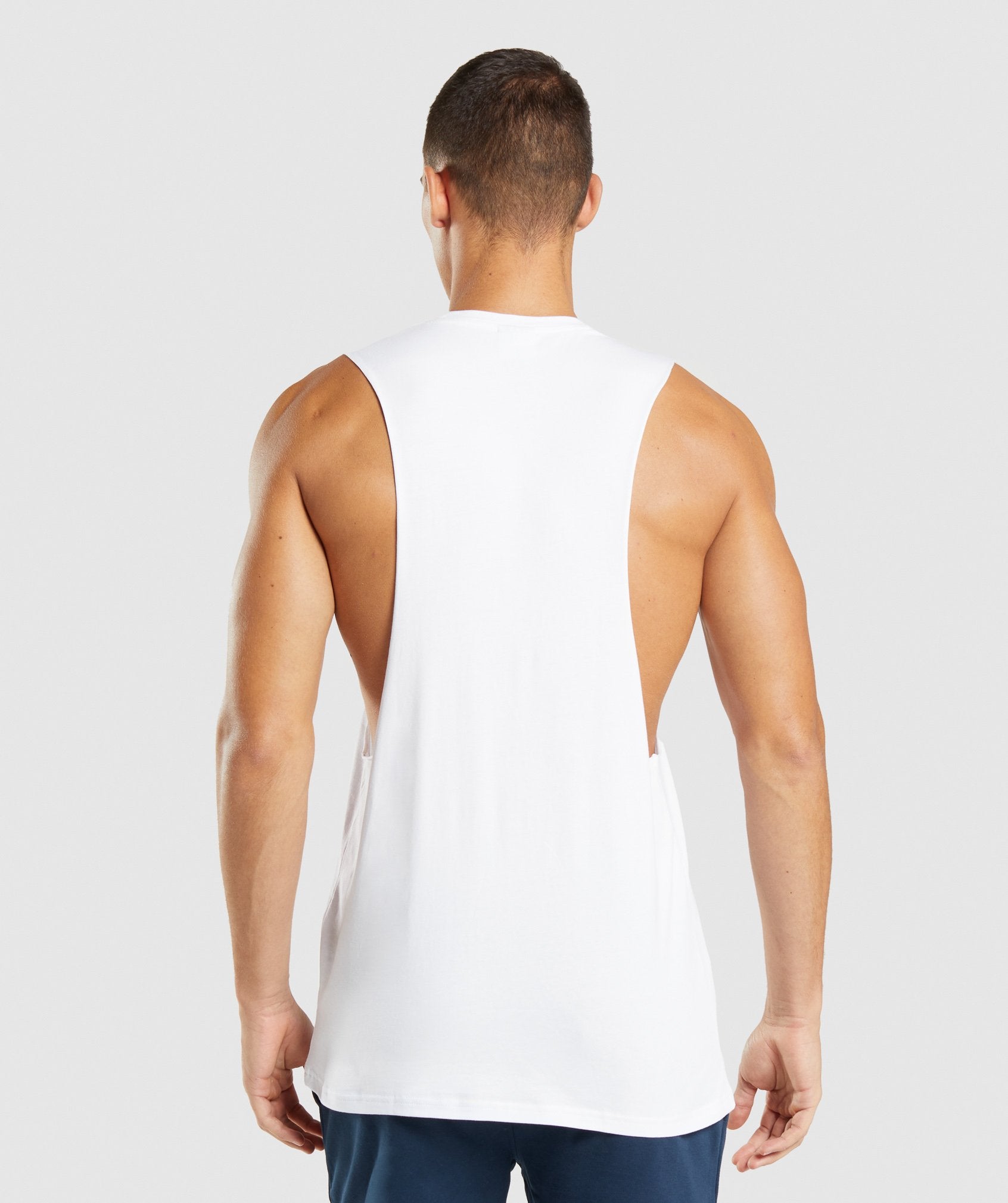Central Drop Arm Tank in White - view 2