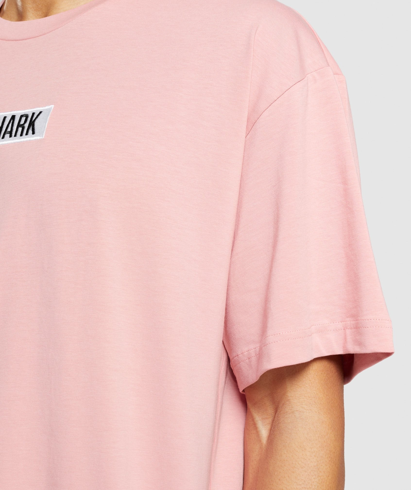 Gymshark Fraction Oversized T-Shirt - Currant Pink