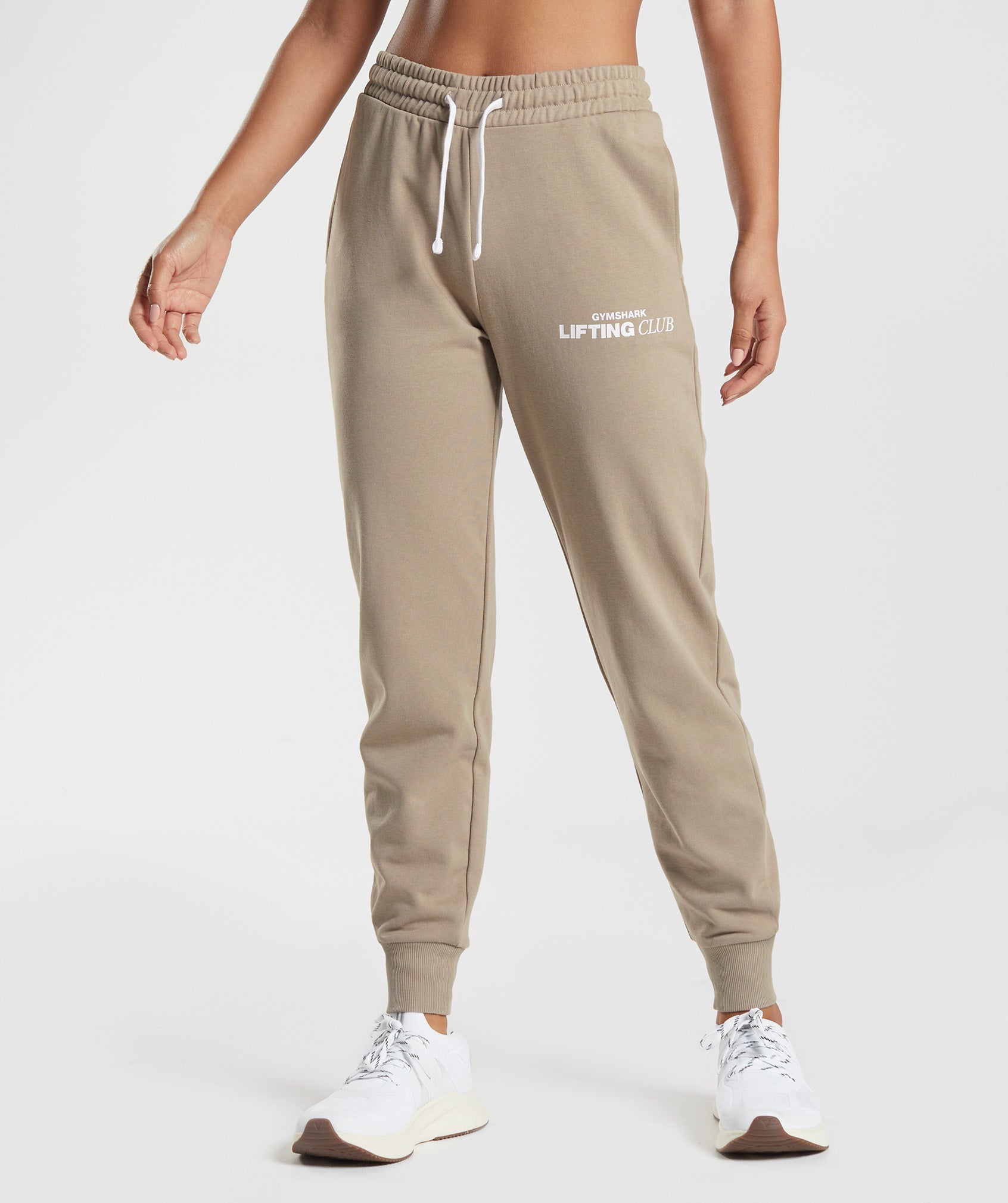Social Club Joggers in Cement Brown - view 1