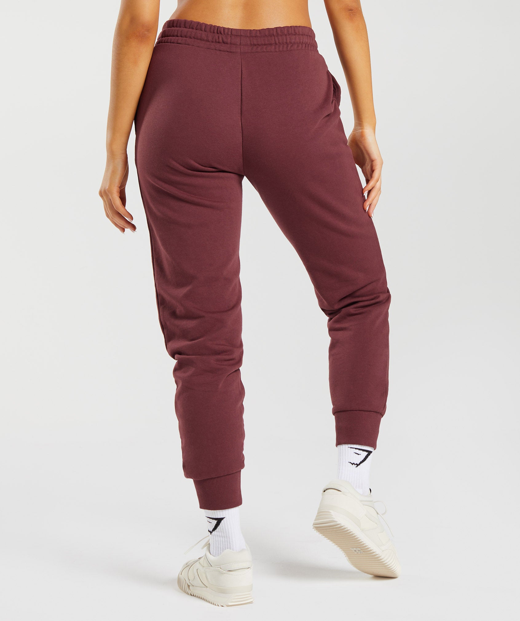 Social Club Joggers in Cherry Brown - view 2