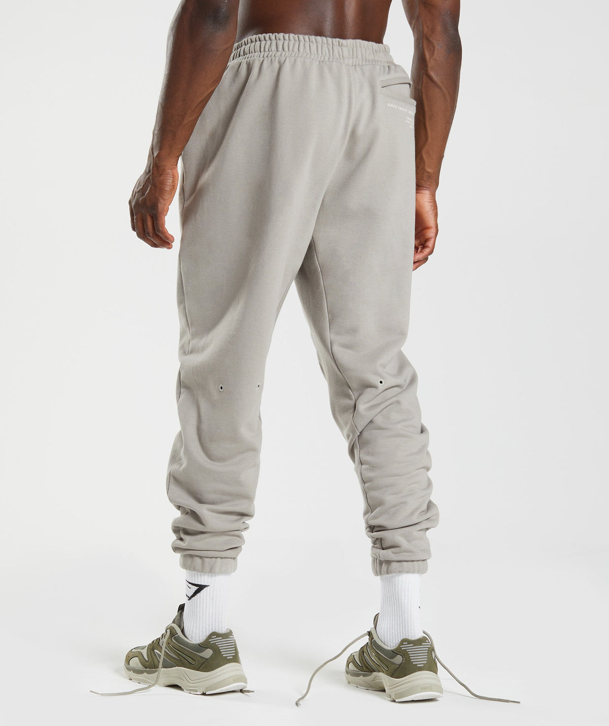 Gymshark GS10 Year Joggers - Ecru Brown | Gymshark