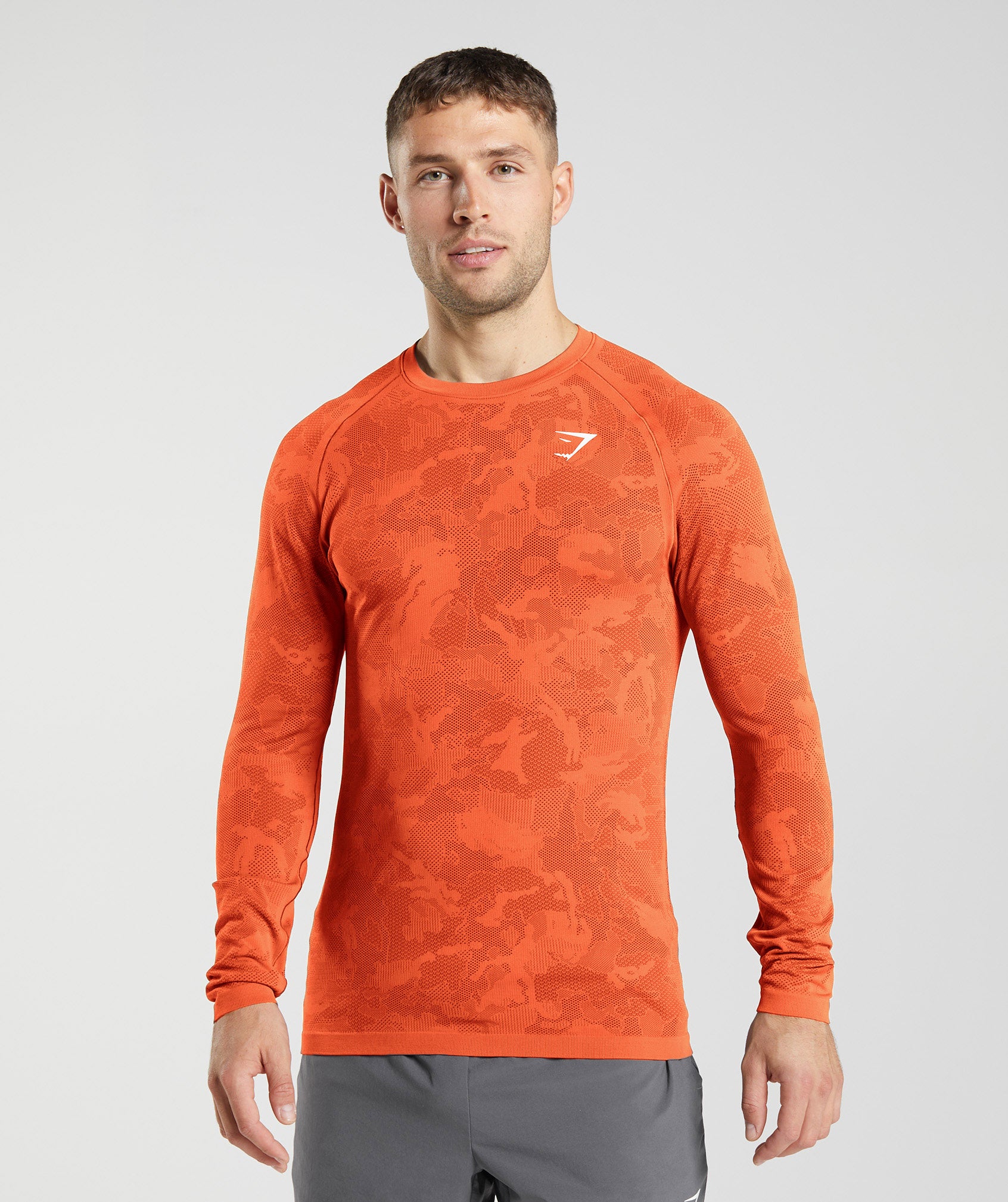 Gymshark Vital Seamless Long Sleeve Men's T-shirt Size L Gym Fitness  Running