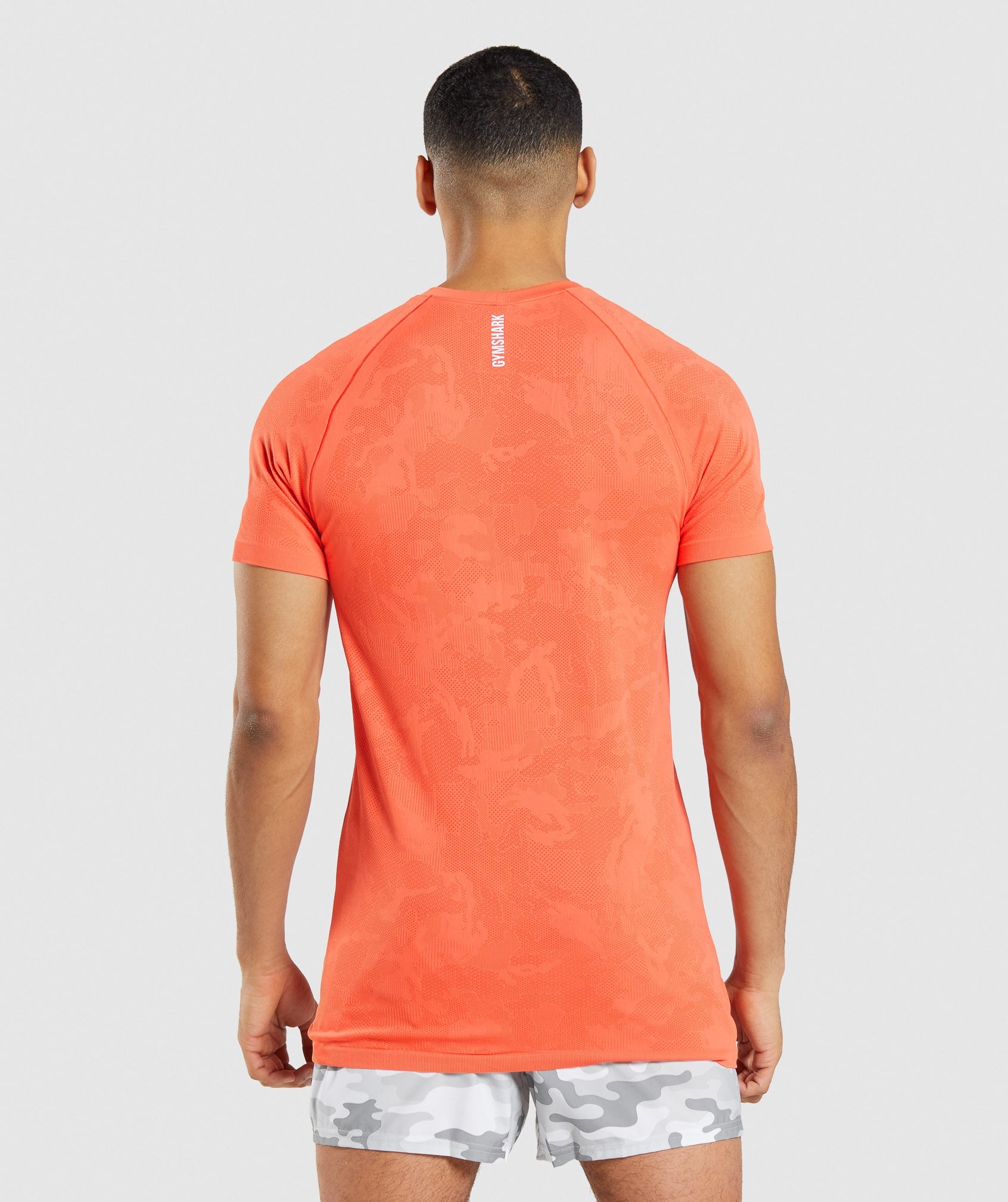 Gymshark Hybrid Wellness T-Shirt - Rust Orange