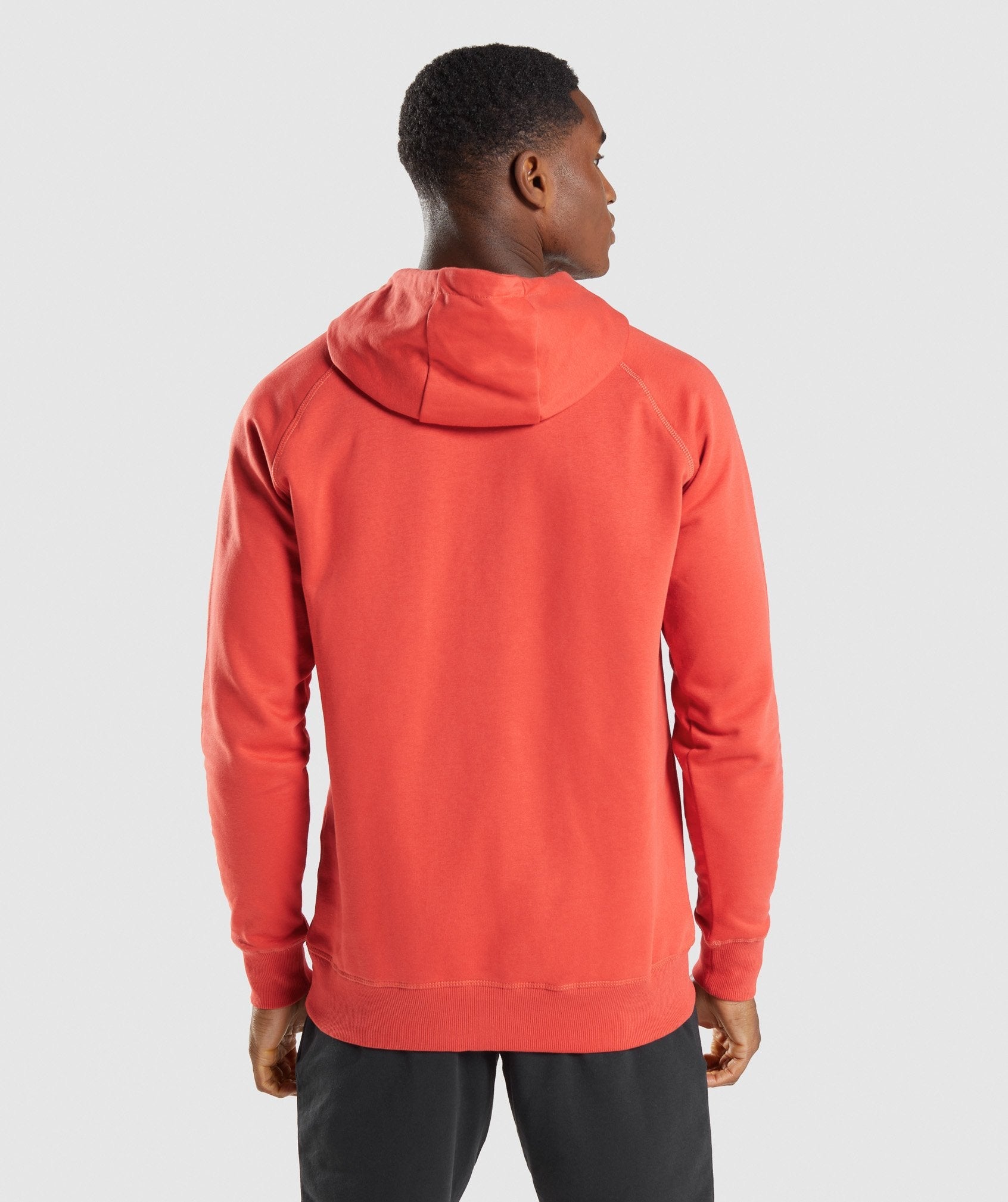 Sharkhead Infill Hoodie in Red - view 2