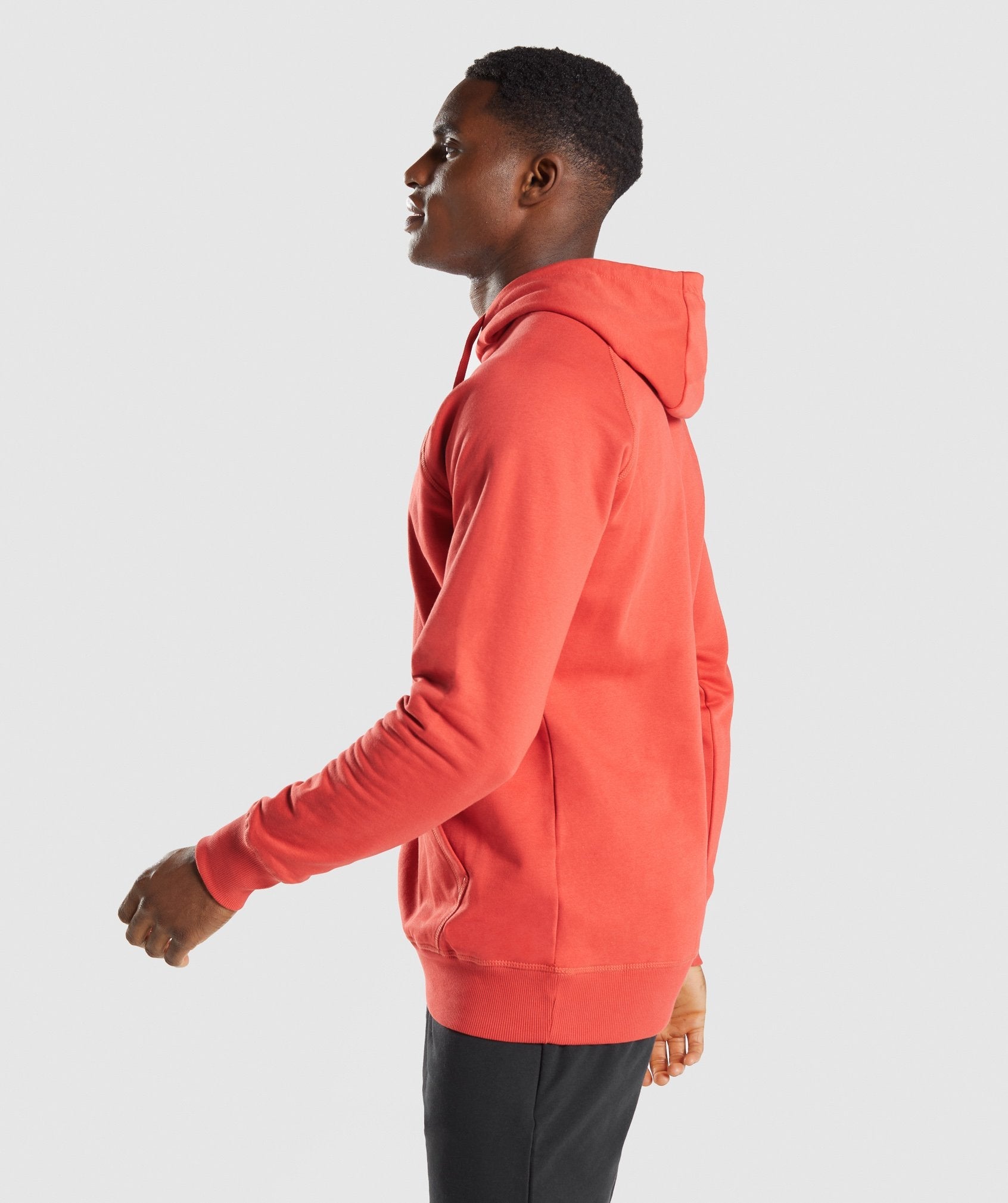 Sharkhead Infill Hoodie in Red - view 3