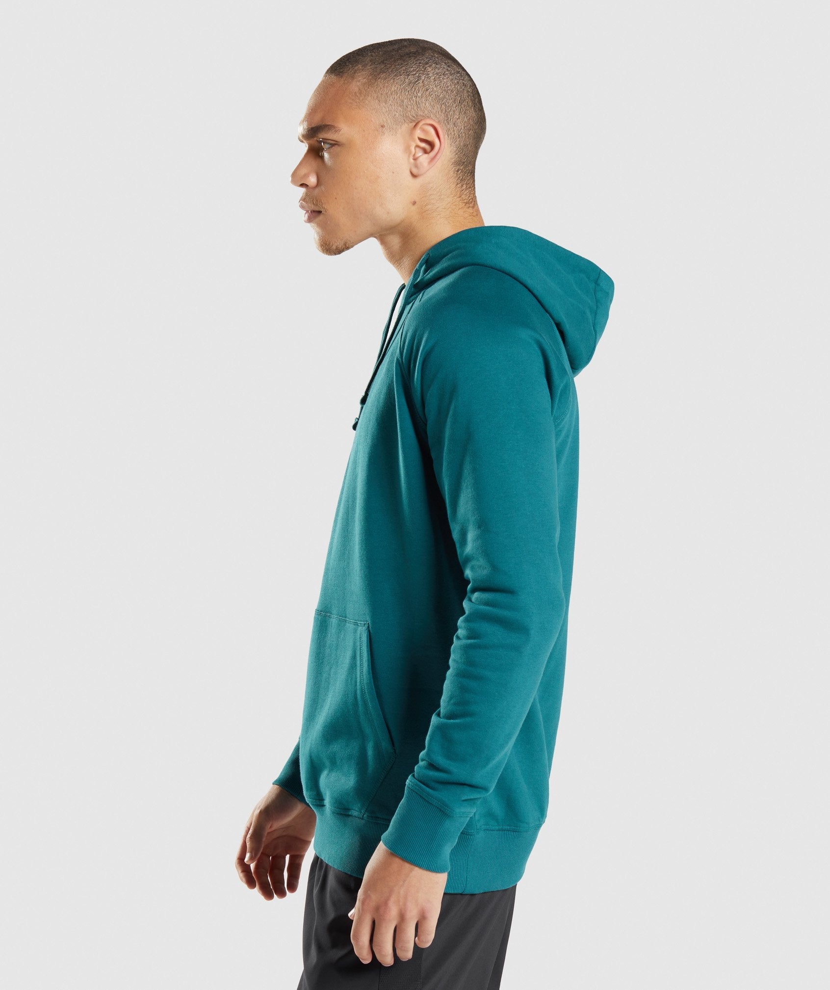 Sharkhead Infill Hoodie in Teal - view 3