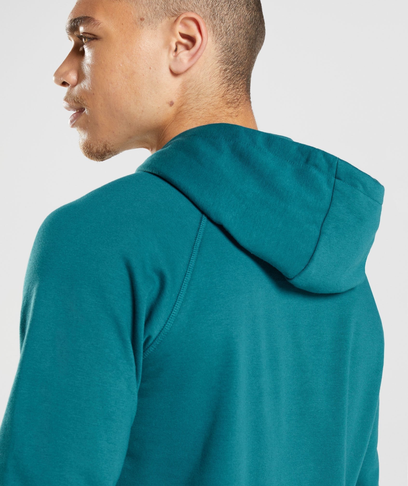 Sharkhead Infill Hoodie in Teal - view 6