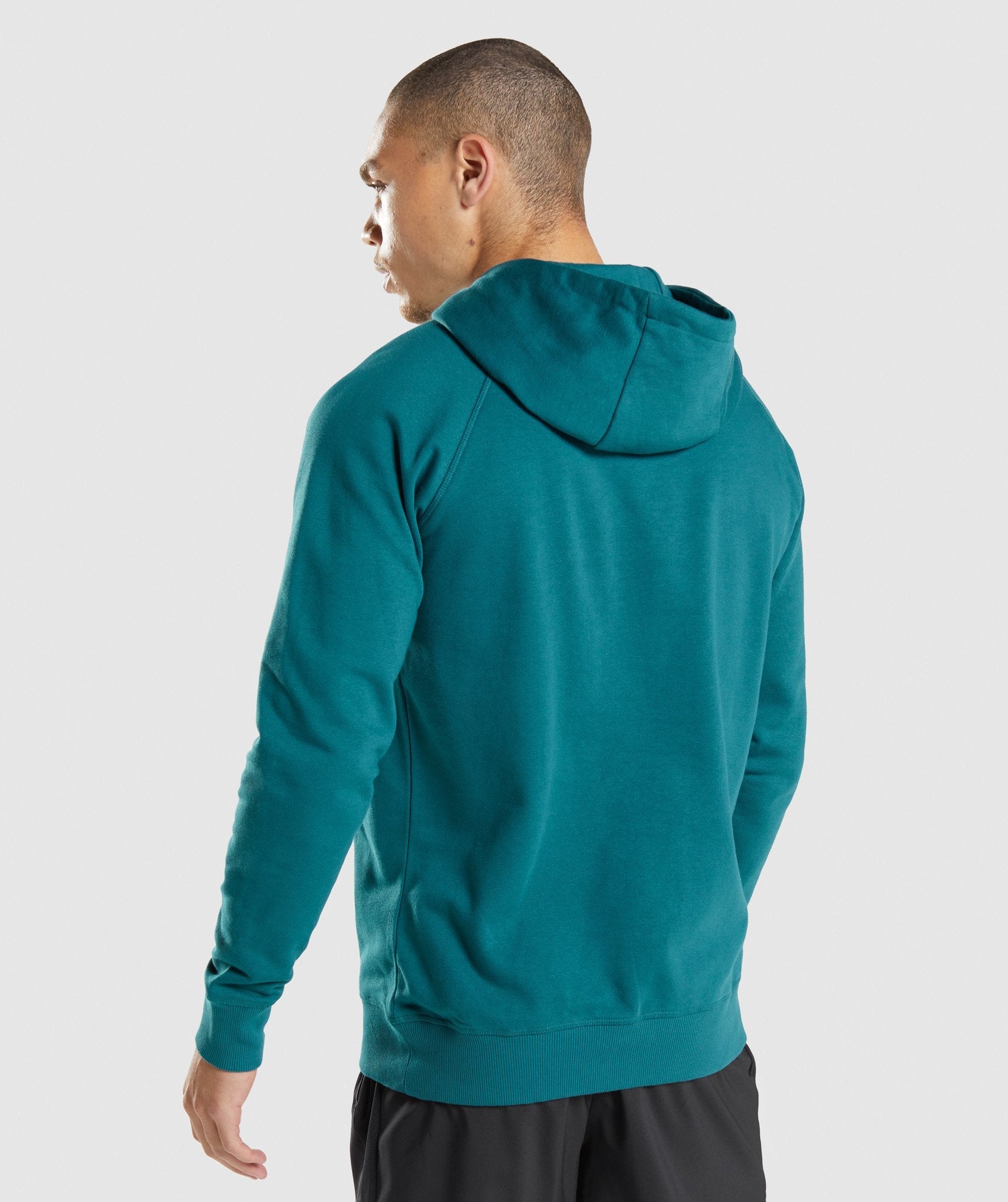 Sharkhead Infill Hoodie in Teal - view 2