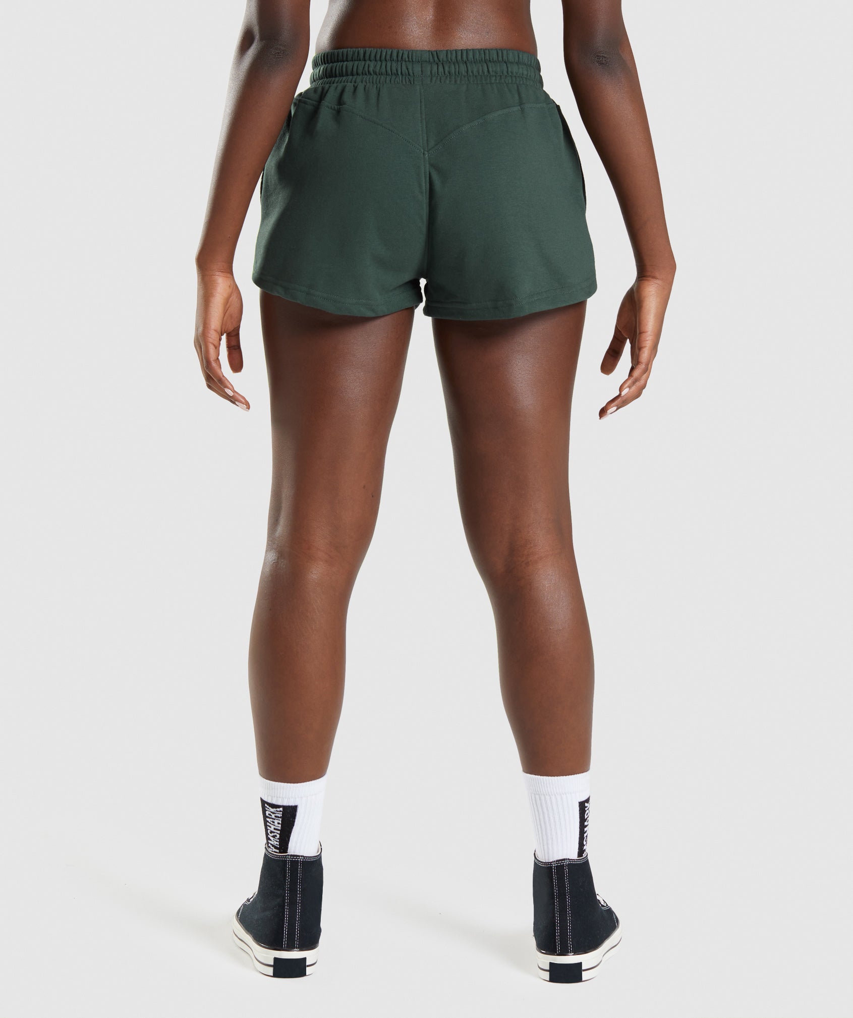 Legacy Graphic Shorts in Dark Green - view 3