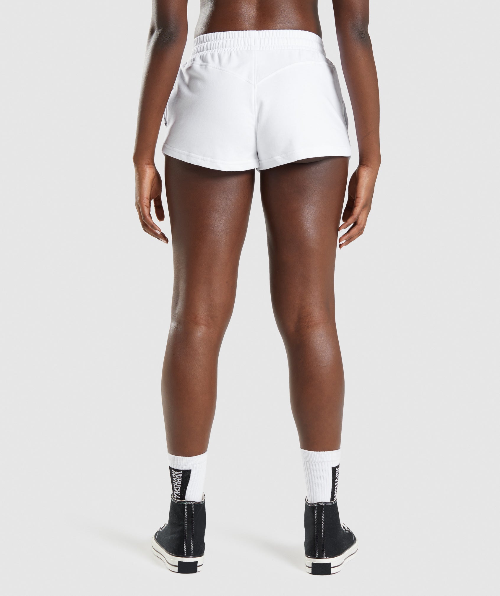 Legacy Graphic Shorts in White - view 2