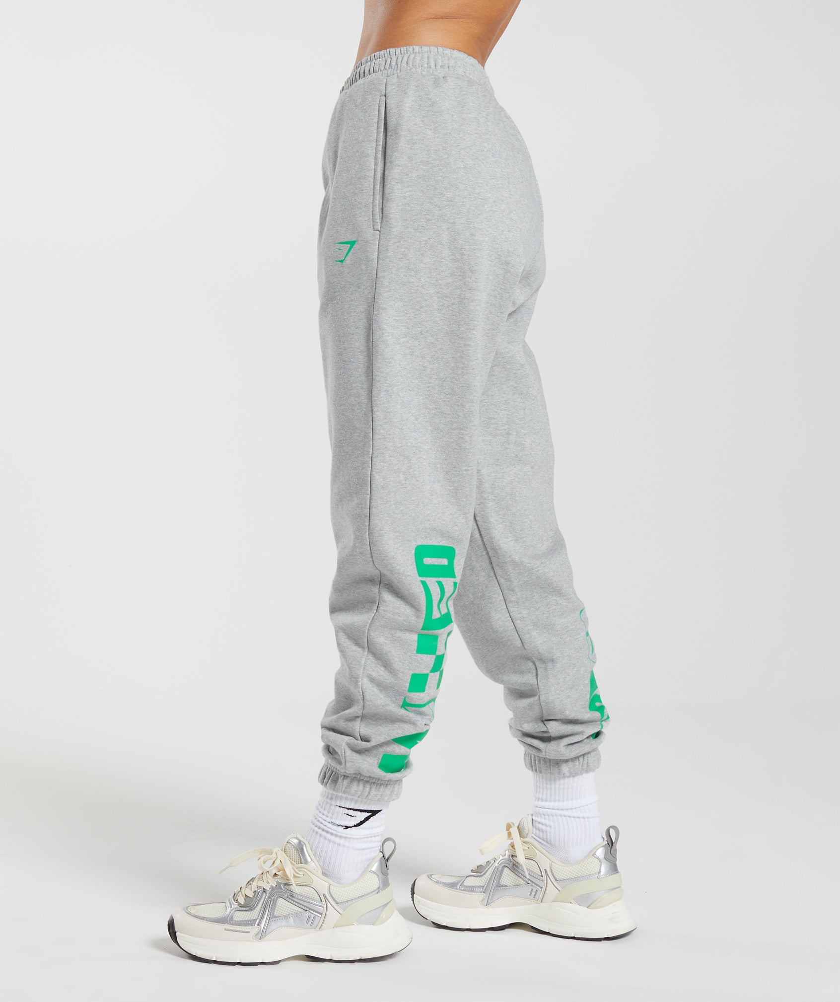 Maxed Out Joggers in Light Grey Marl - view 7