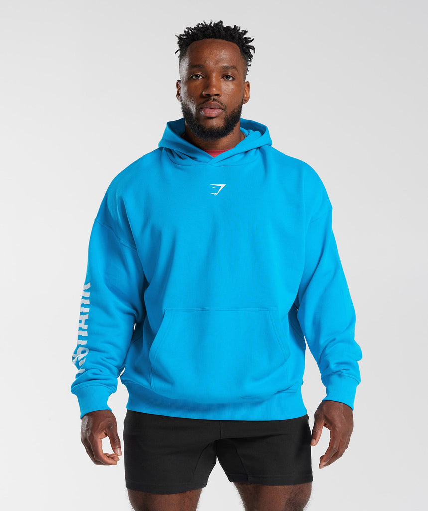 Gymshark Slice Hoodie - Electric Blue | Gymshark