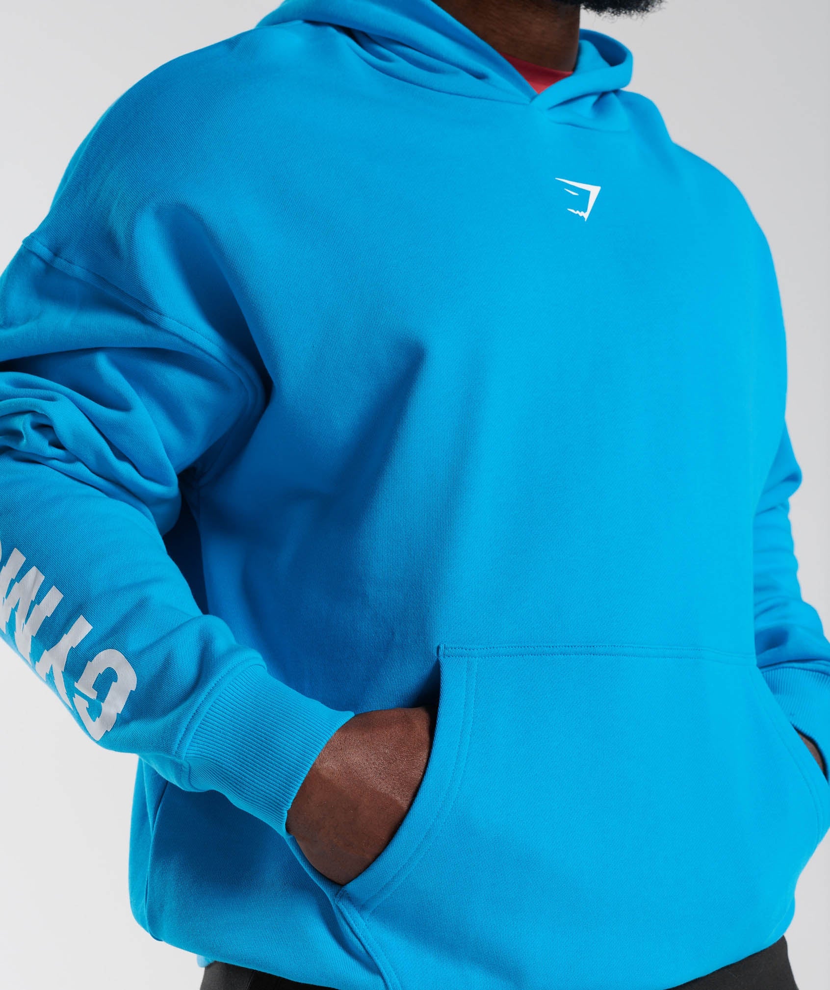 Slice Hoodie in Electric Blue - view 3