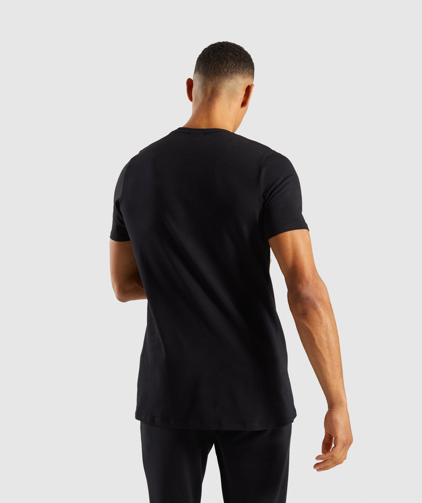 Gymshark Reverse T-Shirt - Black | Gymshark