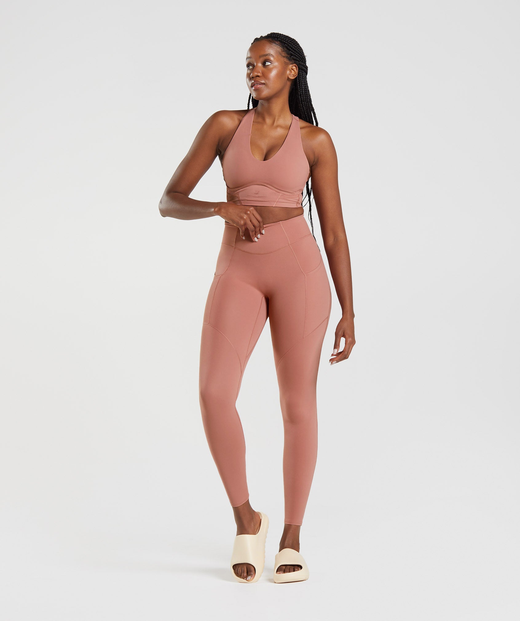 Gymshark Whitney Everyday Pocket Leggings - Pressed Petal Pink