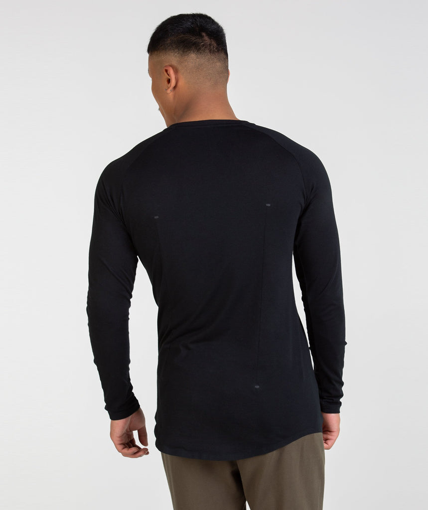 Gymshark Construction Long Sleeve T-Shirt - Black 2