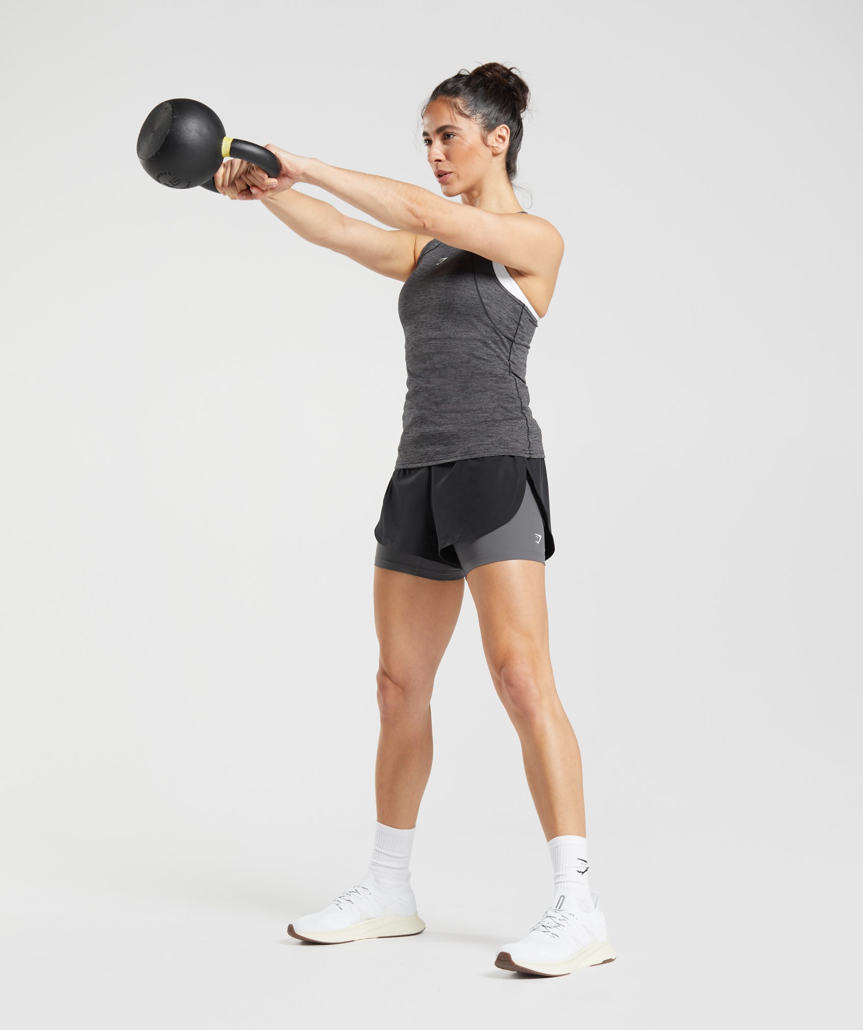 Gymshark Trainning Sweat Shorts- Black Women