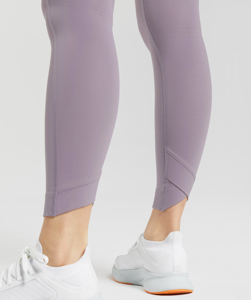 Gymshark Crossover Leggings - Slate Lavender | Gymshark