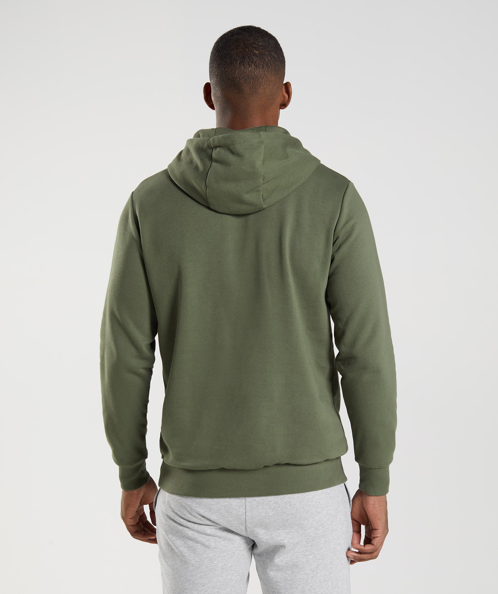 Sharkhead Infill Hoodie in Core Olive - view 2