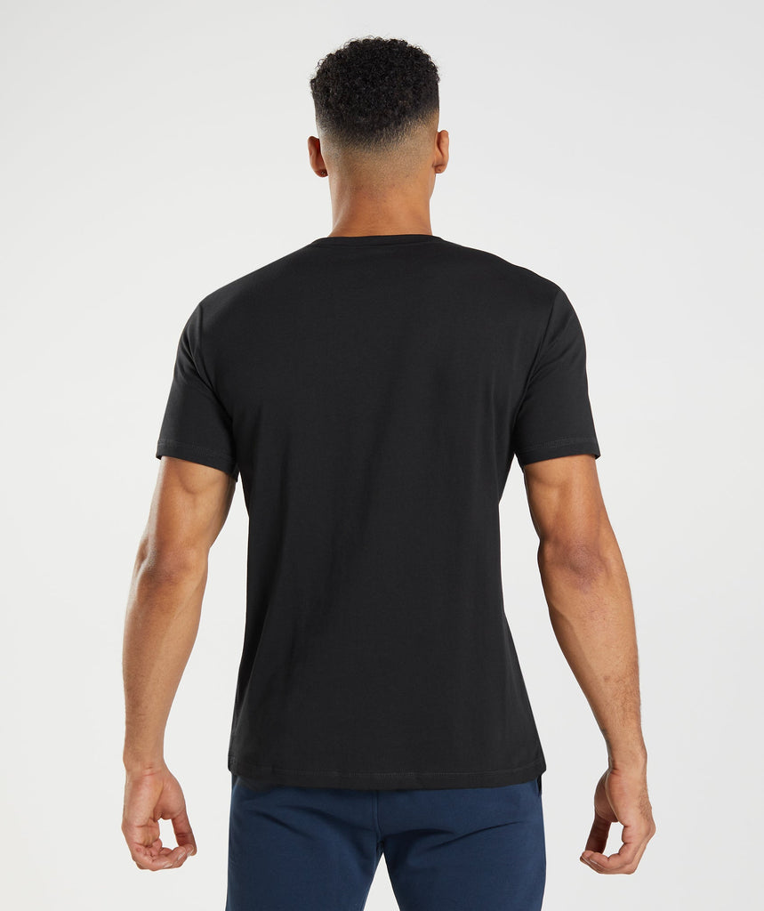 Gymshark Sharkhead Infill T-Shirt - Black | Gymshark