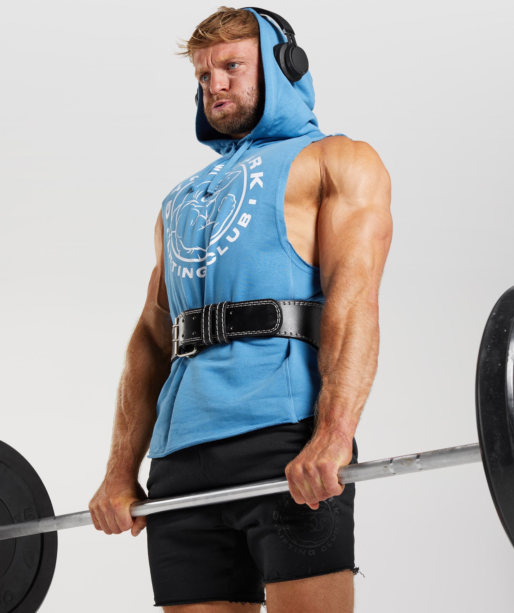 Legacy Drop Arm Hoodie in Coastal Blue