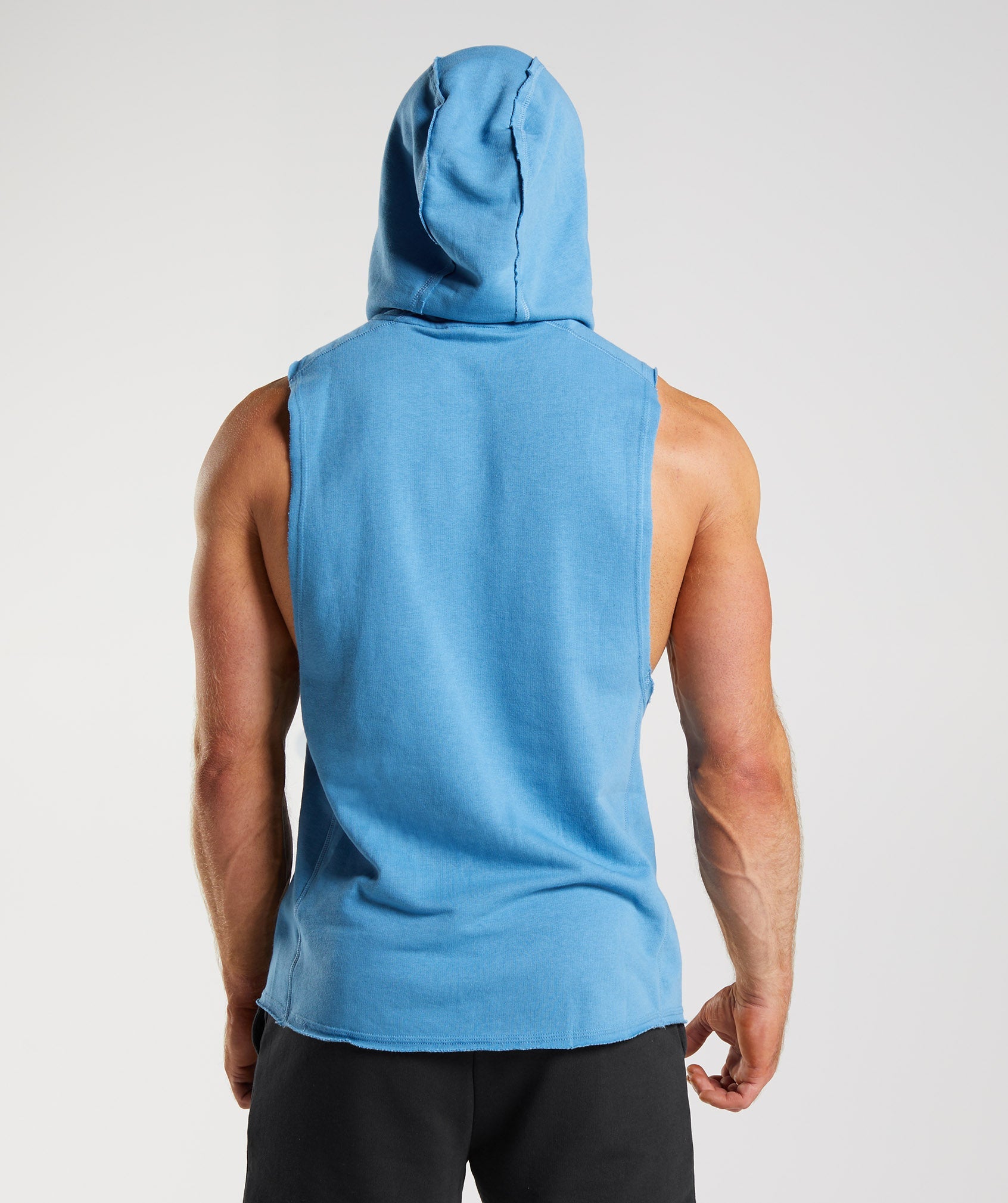 Legacy Drop Arm Hoodie in Coastal Blue