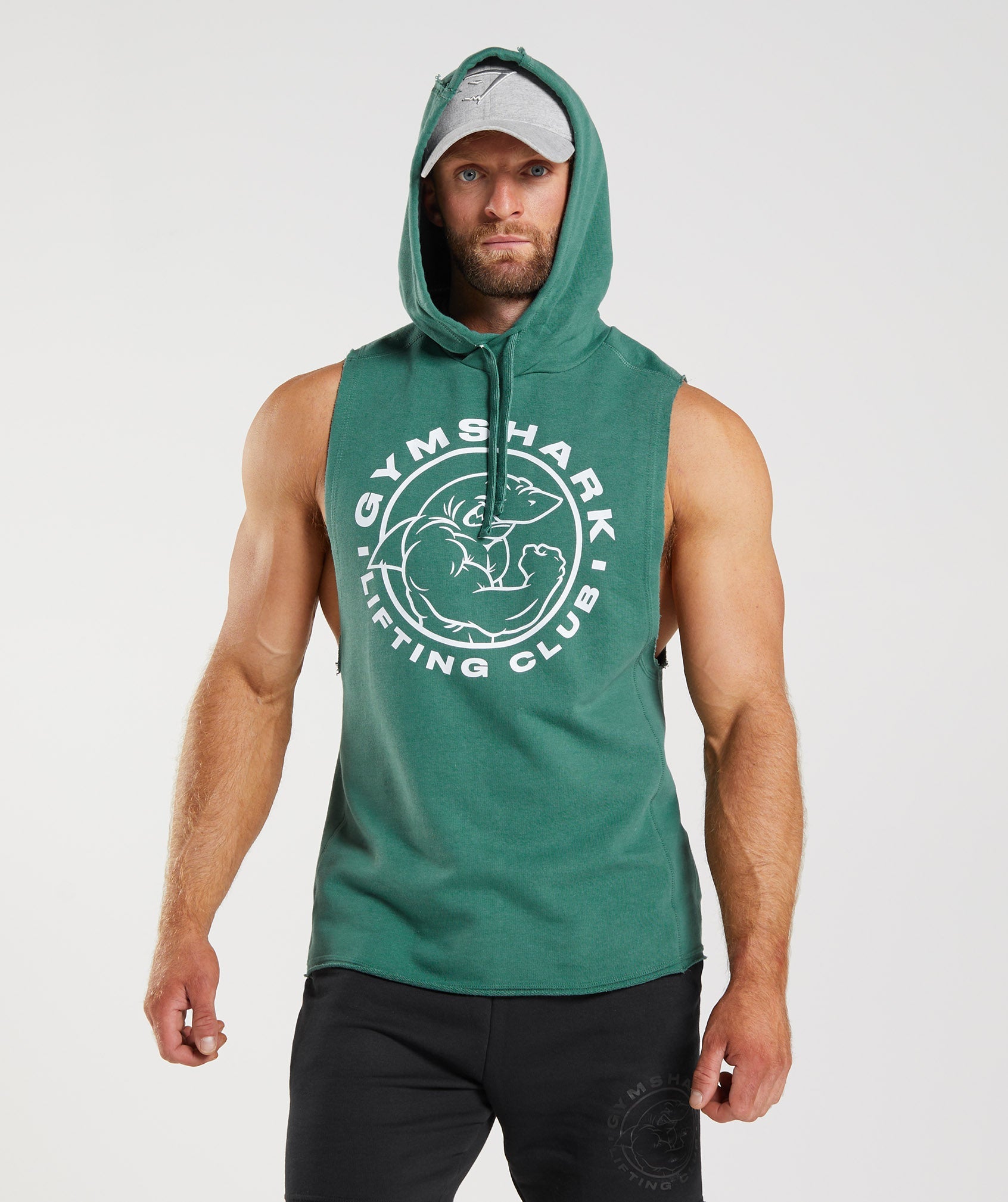 Legacy Drop Arm Hoodie in Hoya Green - view 1