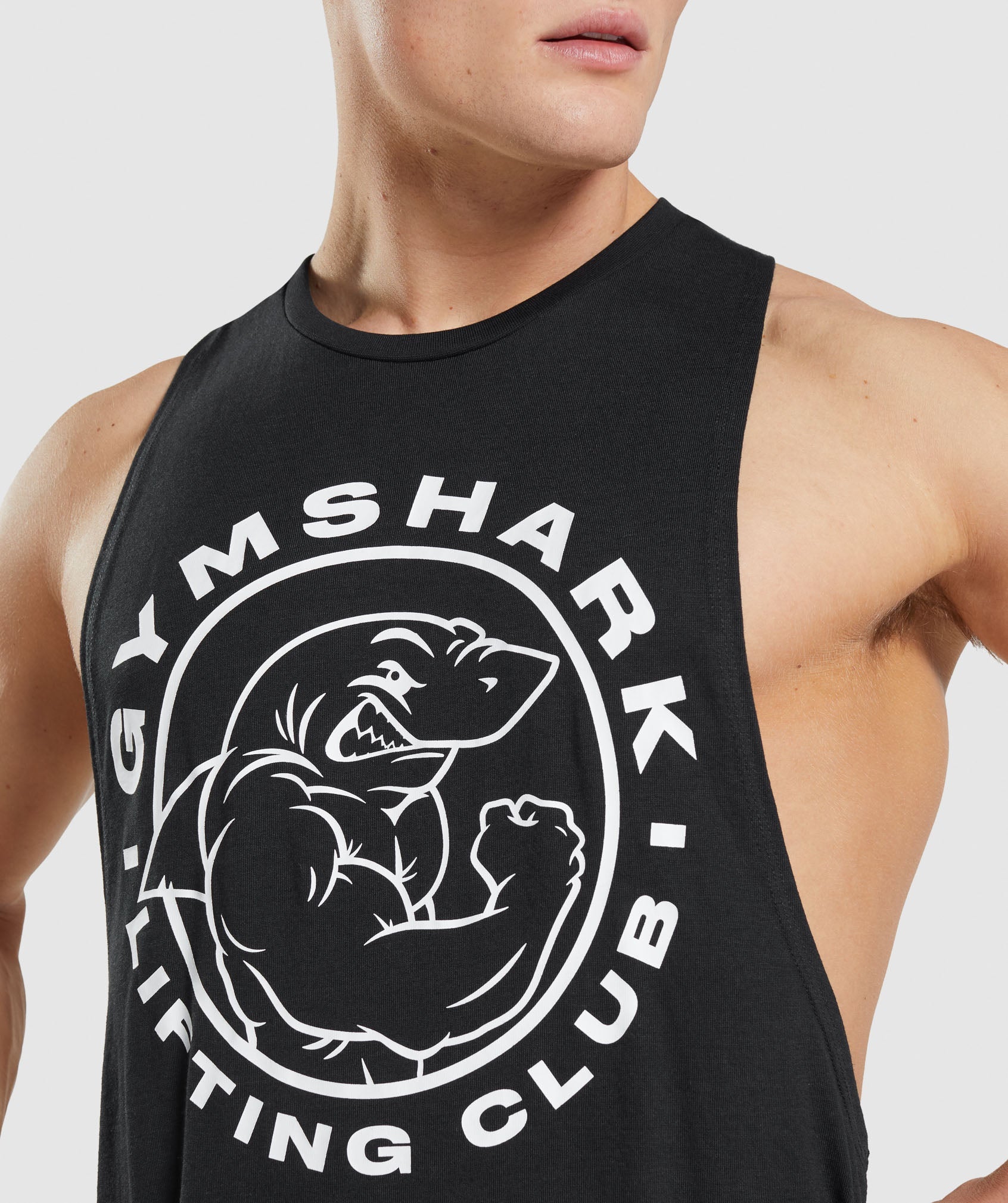 GYMSHARK LUXE LEGACY TANK gymshark mens bodybuilding BLACK gym