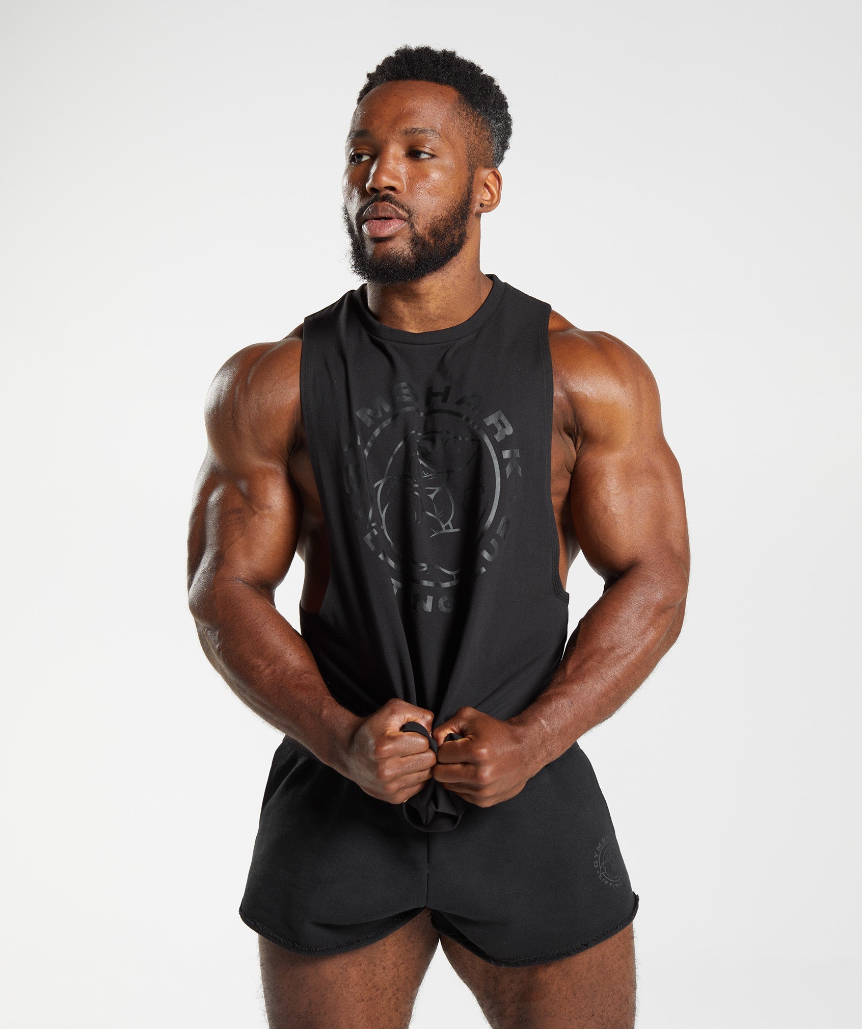 Legacy Drop Arm Tank in Black - view 1