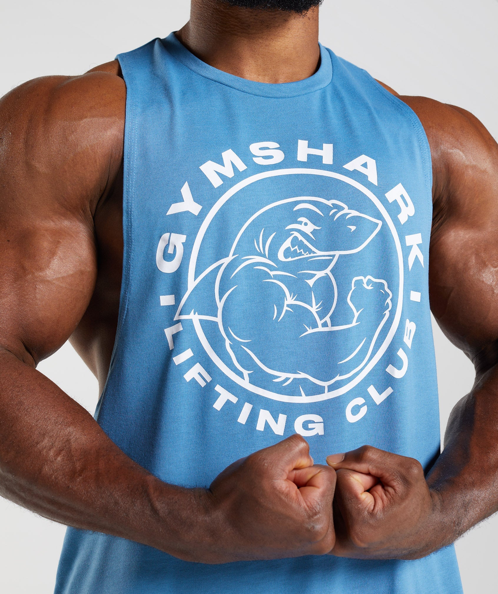 Gymshark Legacy Drop Arm Tank - Limestone Marl