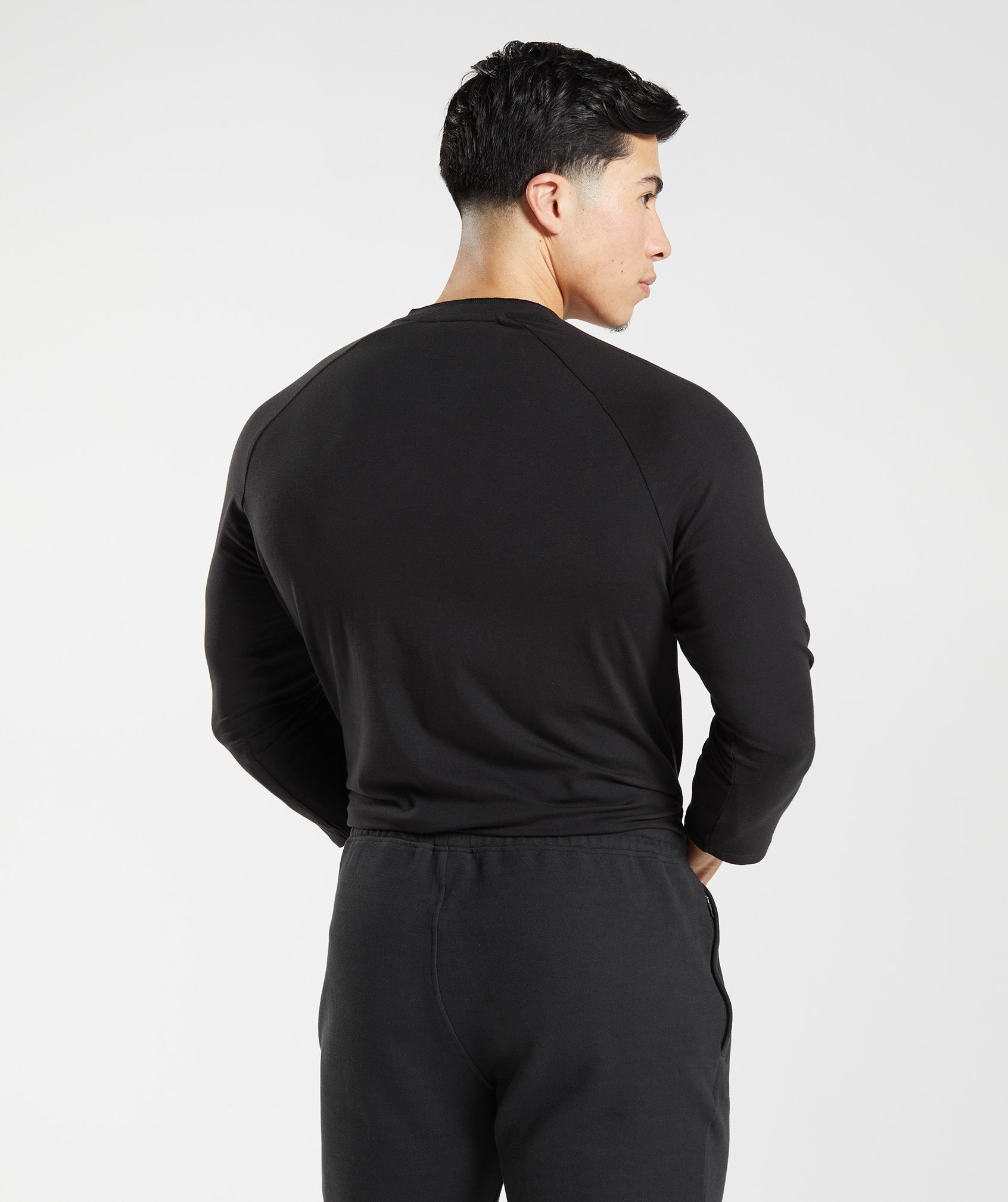 Legacy Henley Top in Black - view 2